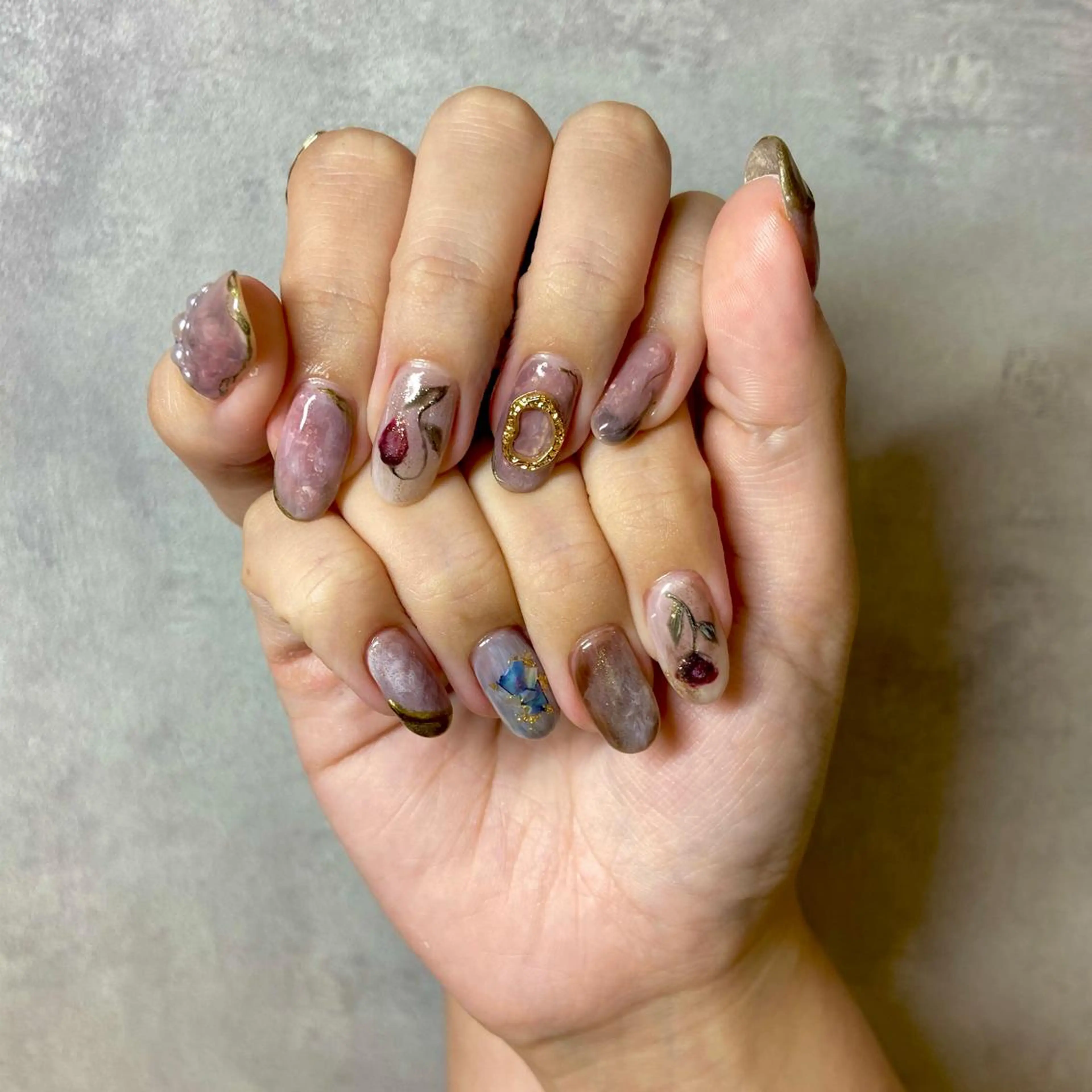 ネイル ハンドネイル happiness プライベートサロンのネイルデザイン