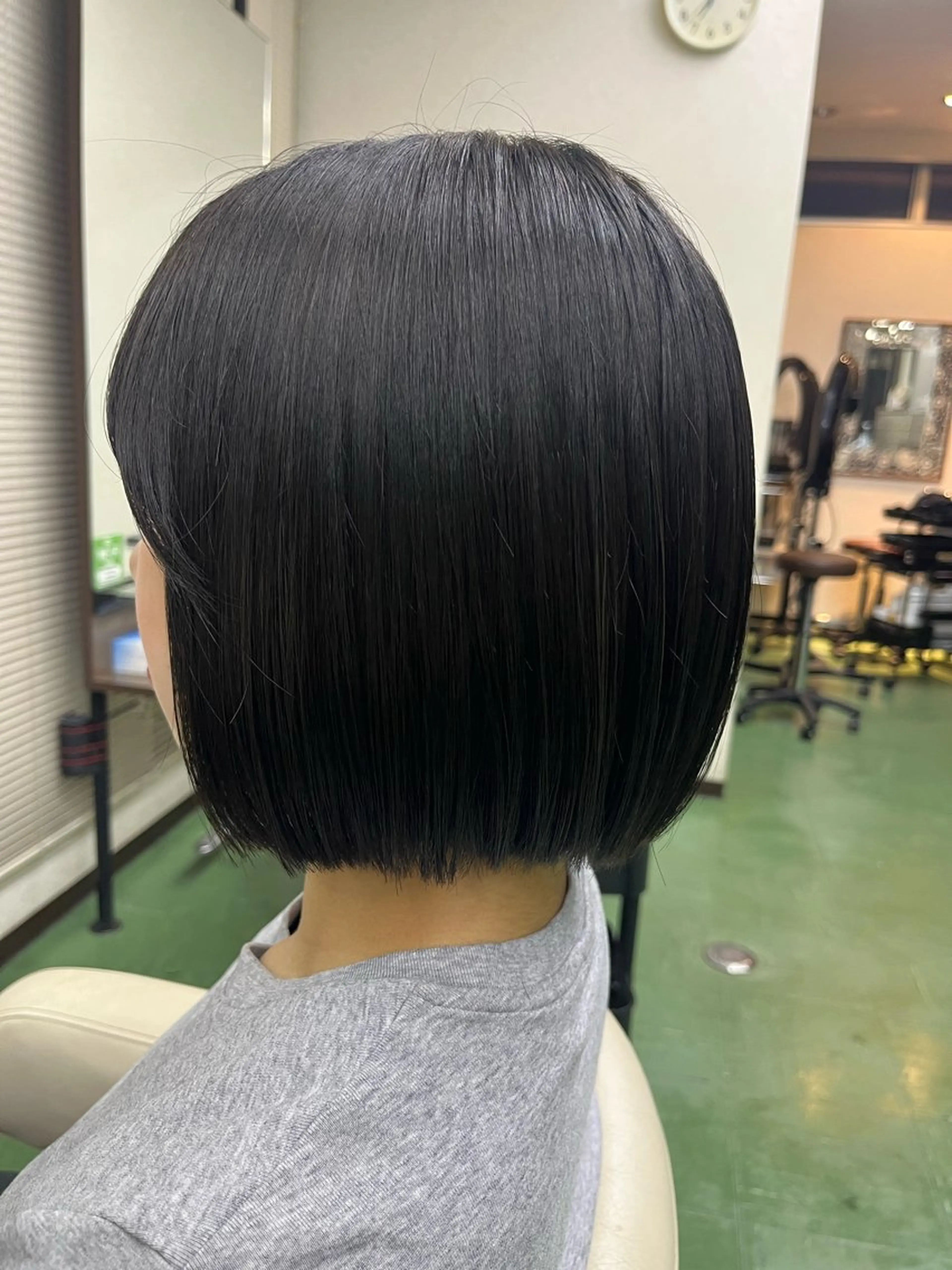 ミディアム ボブ 久留生 隼斗のヘアスタイル