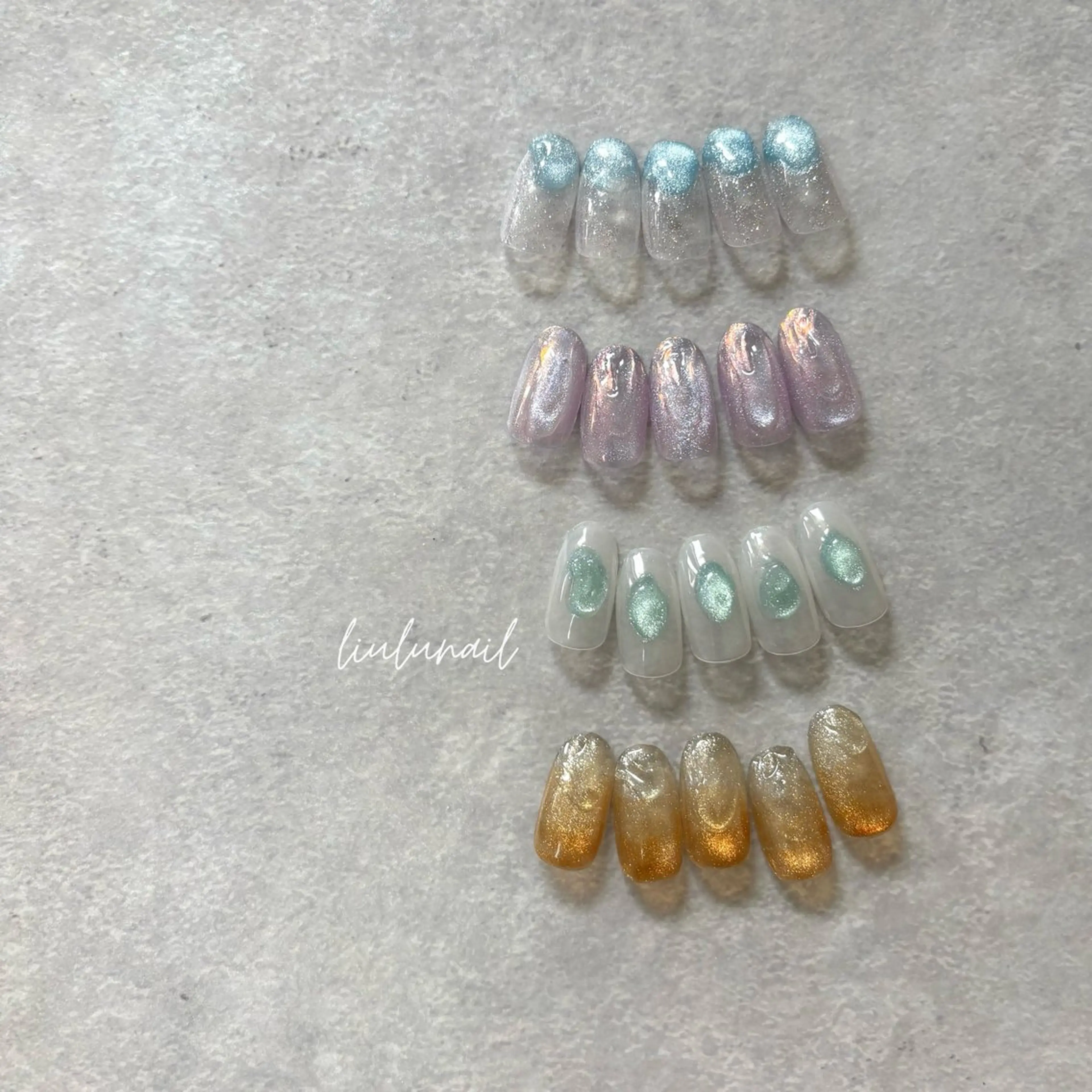 ネイル マグネットネイル liulu nailのネイルデザイン