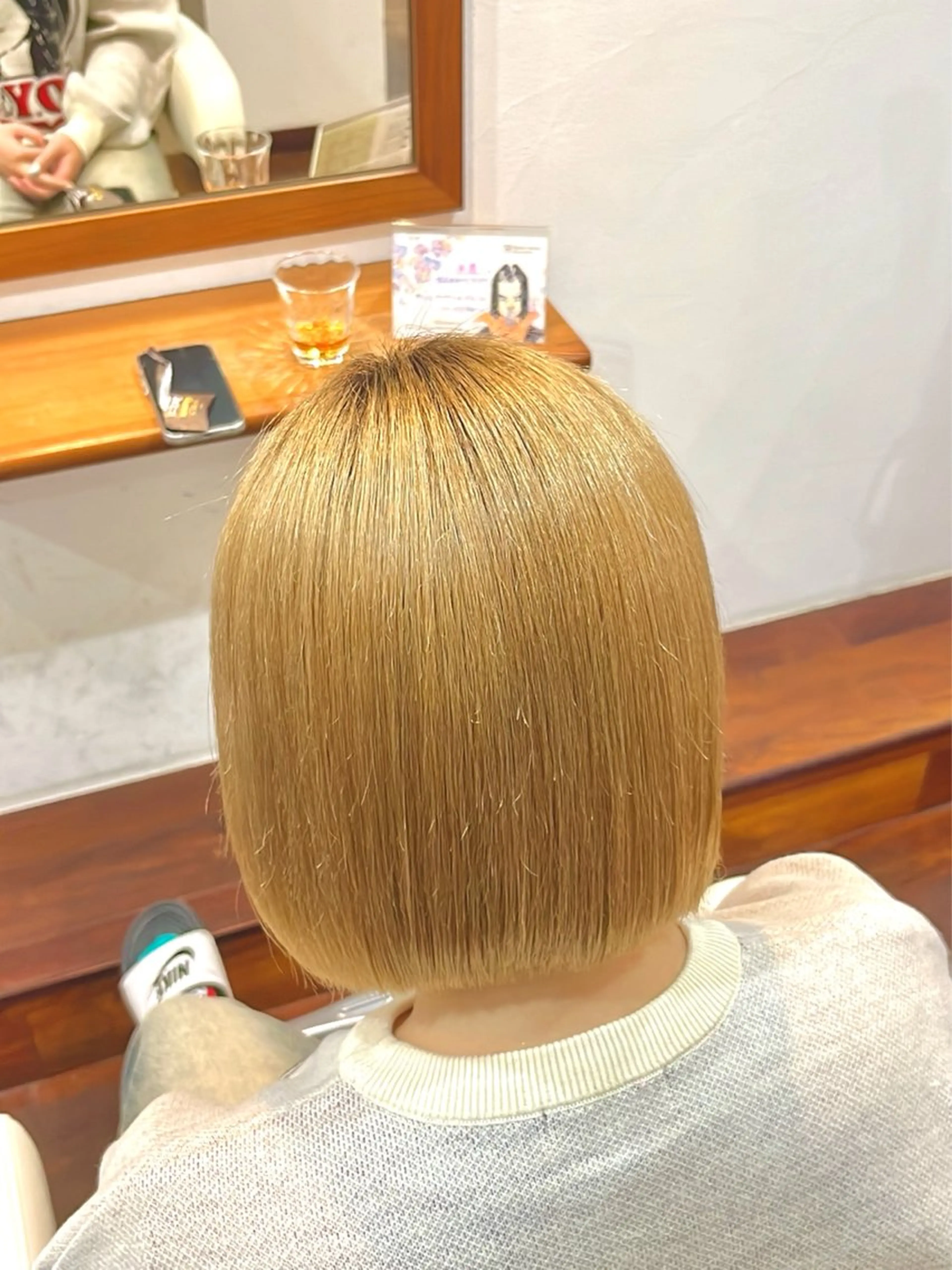 ショート パーマ 縮毛矯正 カット 縮毛矯正 トリートメント 今在家 玲【艶髪スト レート/メンズ】のヘアスタイル