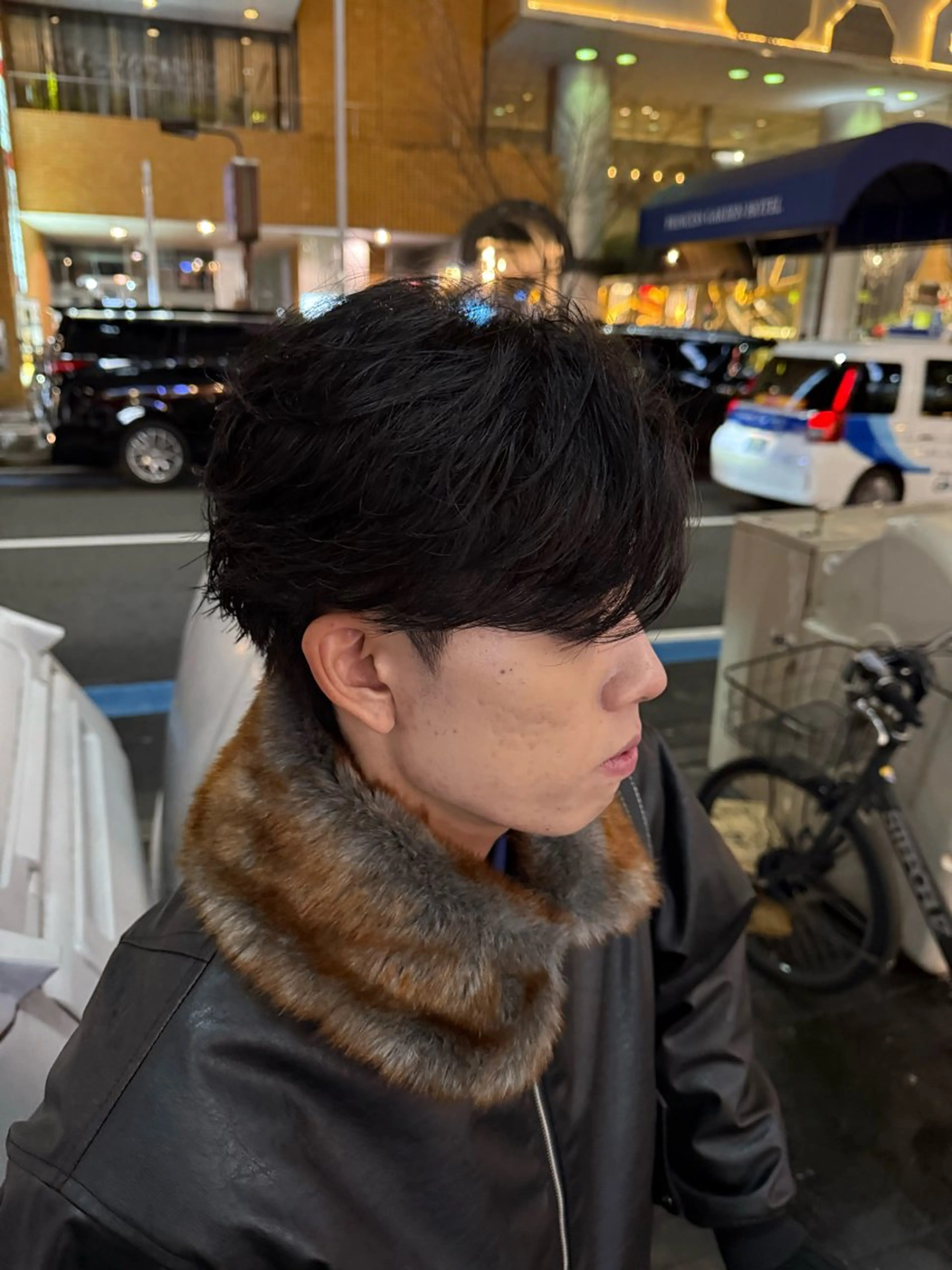 ショート パーマ メンズ ダウンパーマ フェザーパーマ メンズパーマ くびれヘア カット パーマ タクミ/名駅/栄 メンズ特化型美容師のヘアスタイル