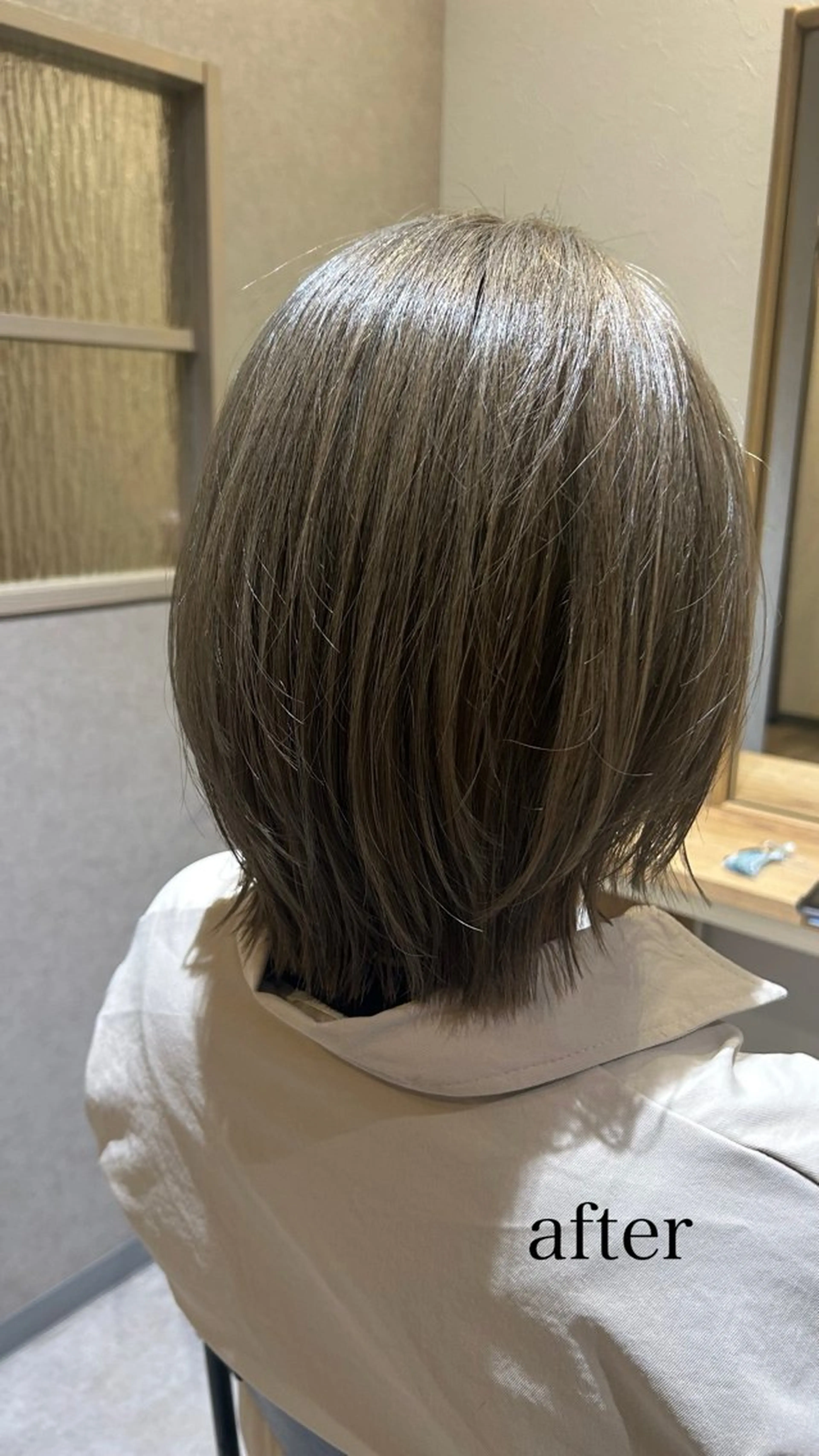 ショート カット ヘアカラー トリートメント 盛本 彩乃のヘアスタイル