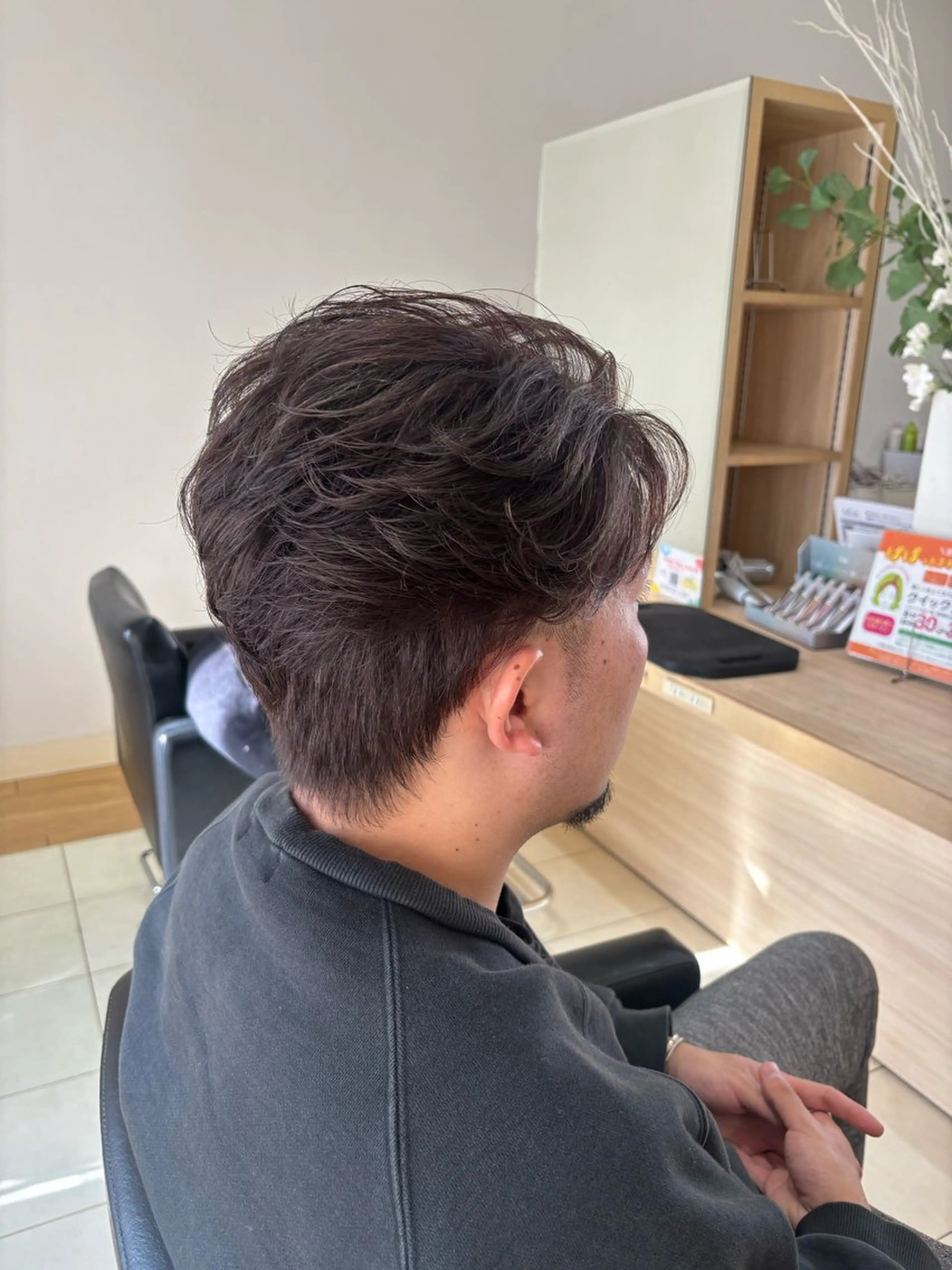 メンズ メンズパーマ カット 松岡 ひなののヘアスタイル