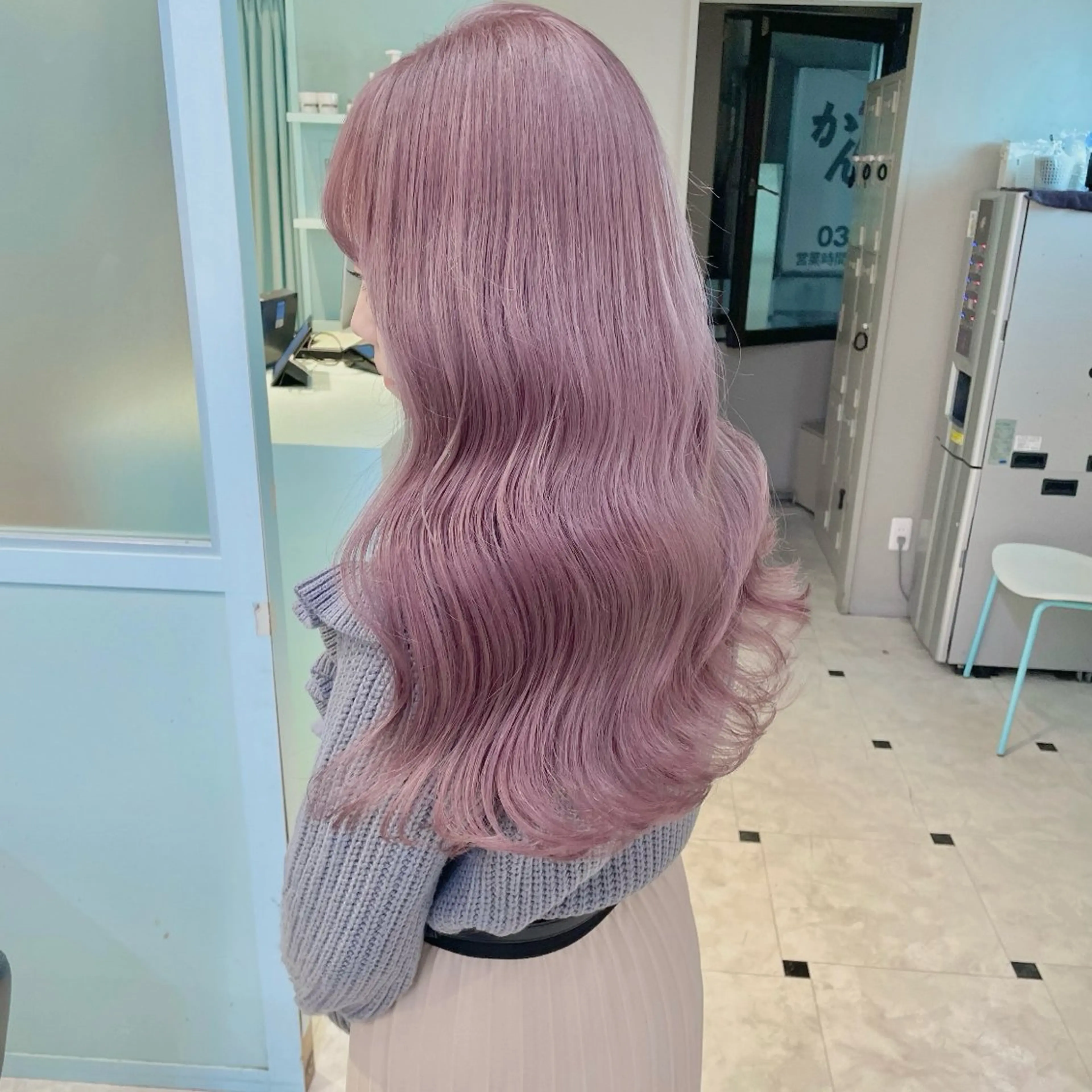 ロング カラー ヘアカラー トリートメント 大人っぽ韓国🤍ブリ ーチ/mitsukiのヘアスタイル