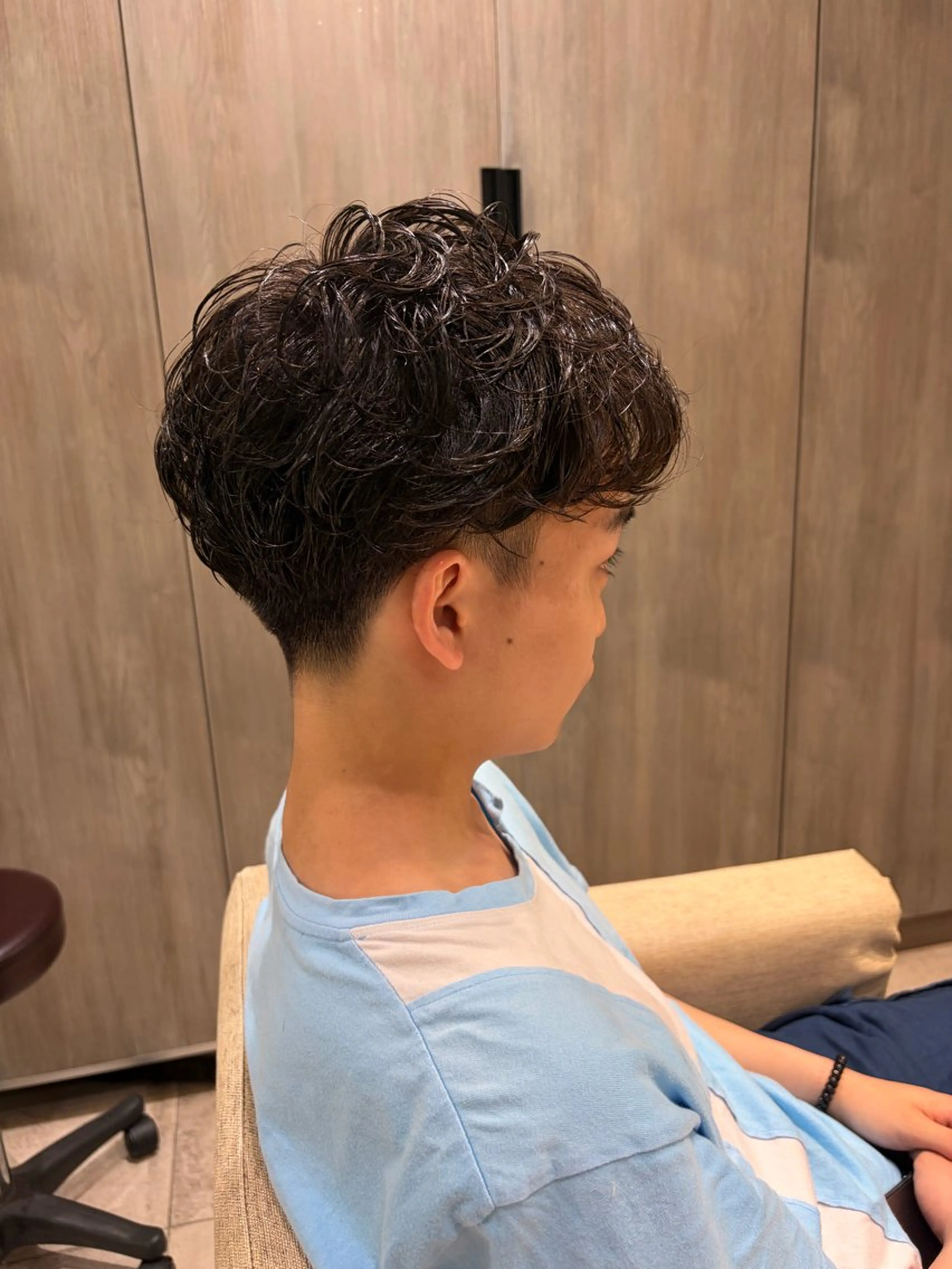 パーマ メンズ 門石 一栞のヘアスタイル