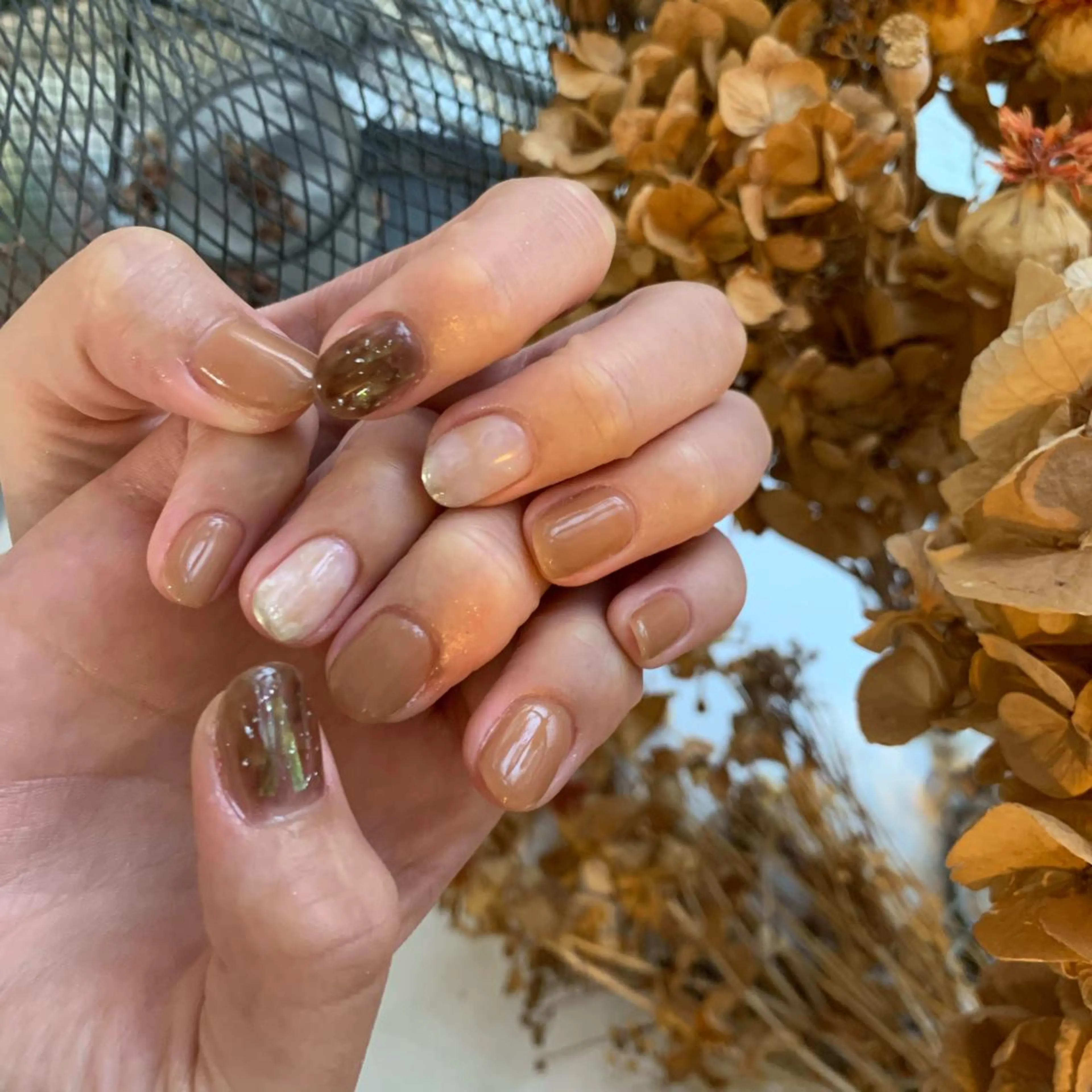 ネイル 新宿ニュアンスネイル makotoのネイルデザイン