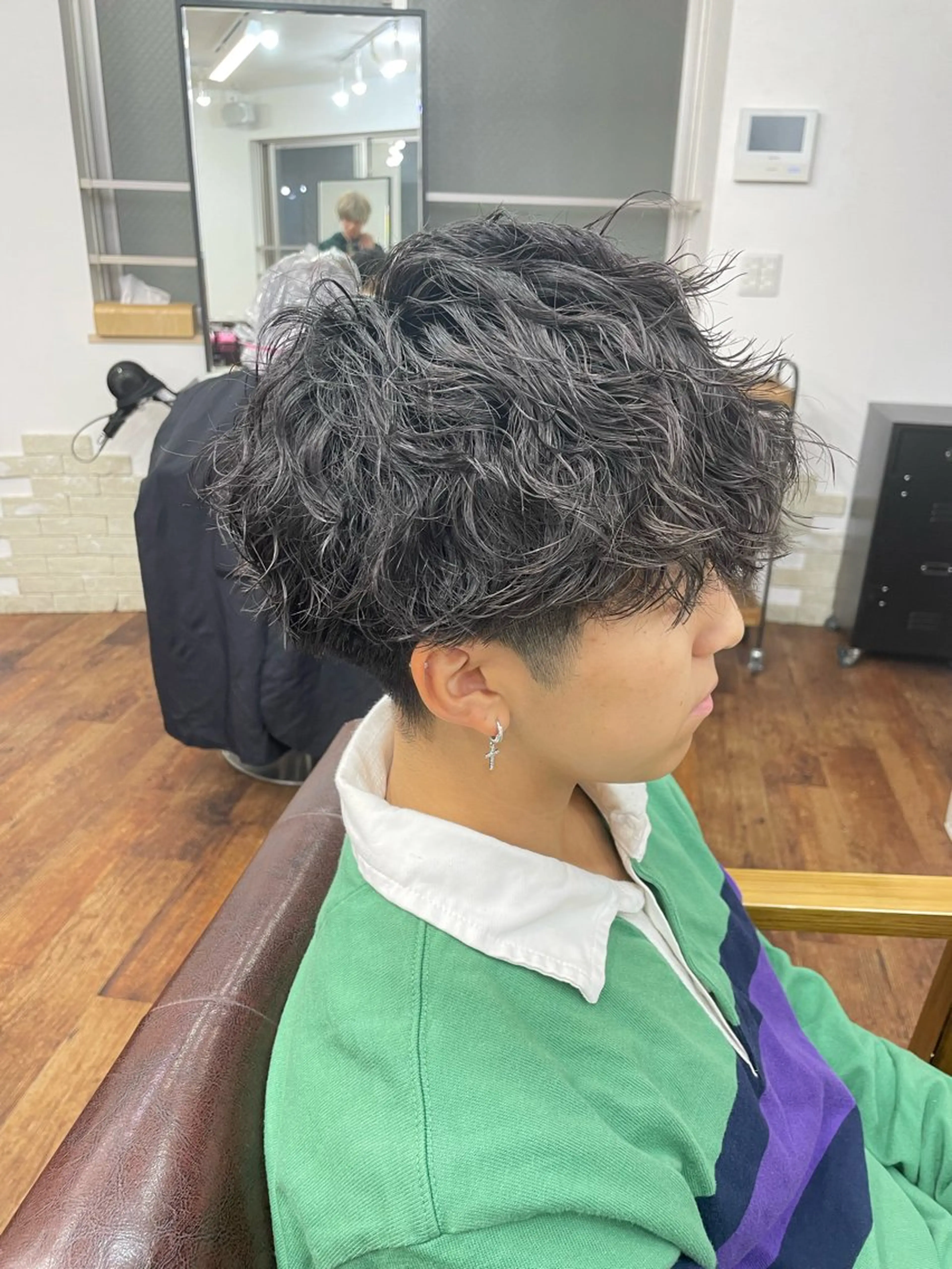 パーマ ツイストスパイラルパーマ スパイラルパーマ RITSUKI横浜 メンズ特化😎のヘアスタイル