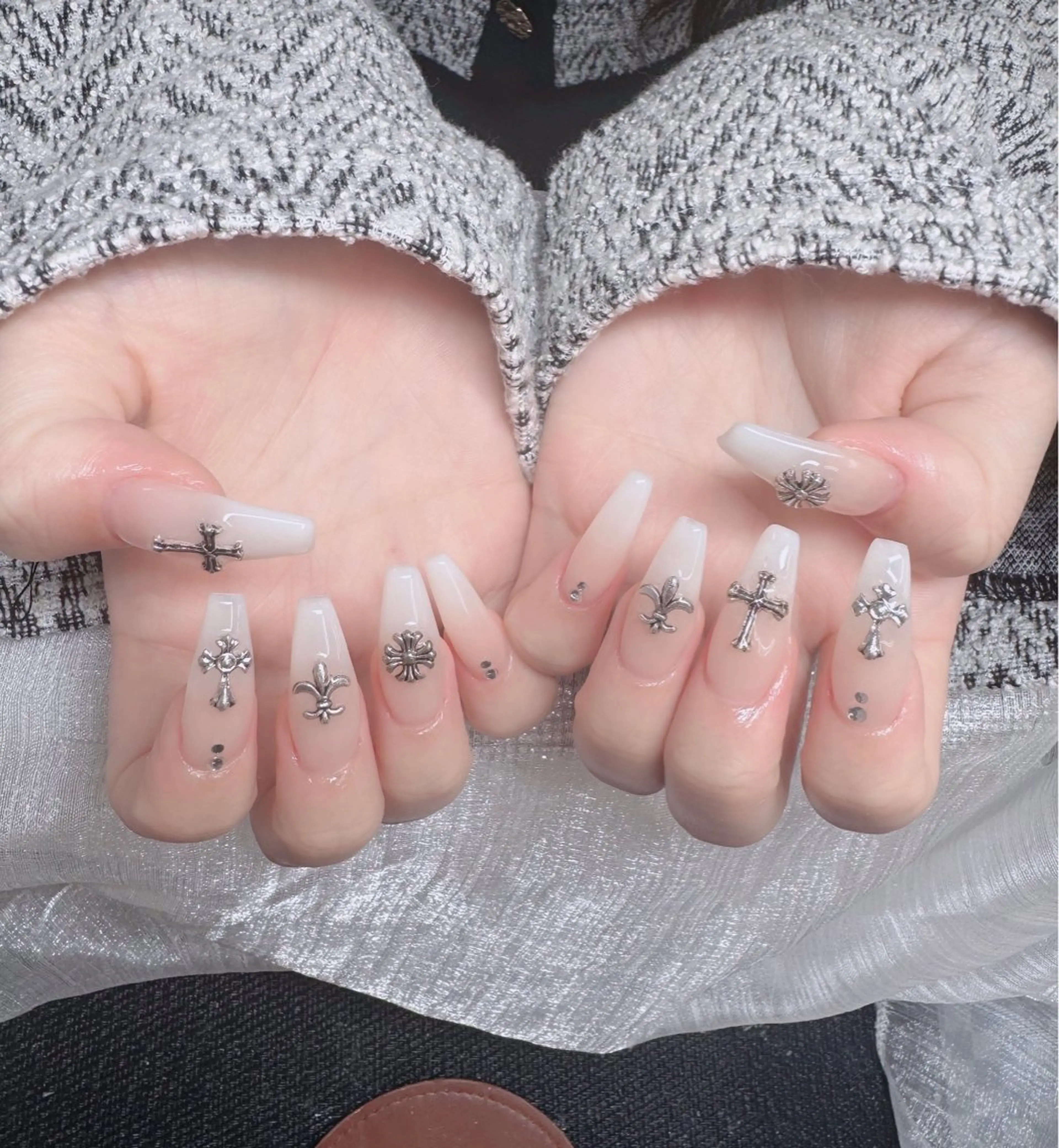 ネイル アートネイル 成人式 ジェルネイル ニュアンスネイル 夏ネイル ハンドネイル neco H.babynailのネイルデザイン