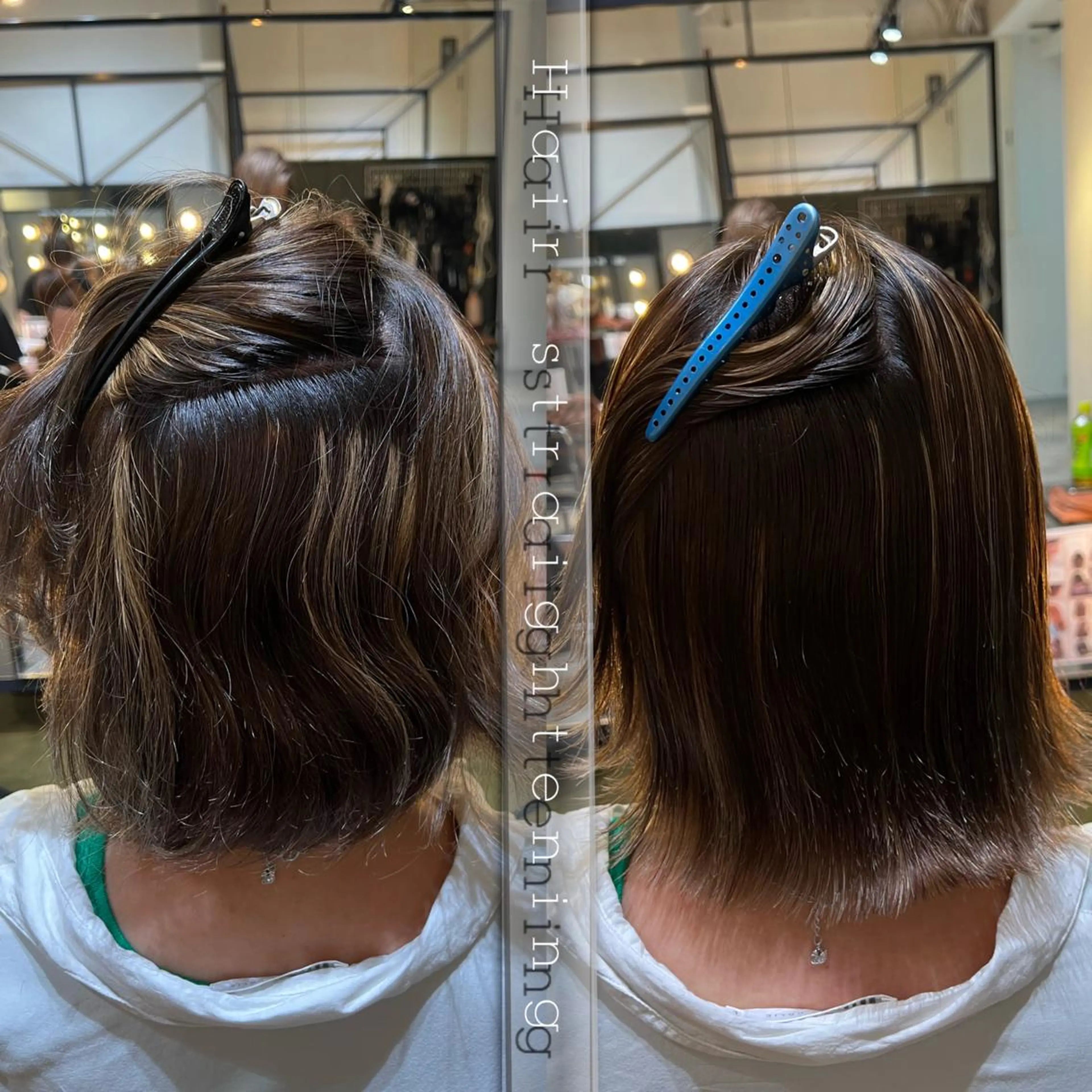 ミディアム カット 縮毛矯正 トリートメント 髪質改善ストレート Kantaのヘアスタイル