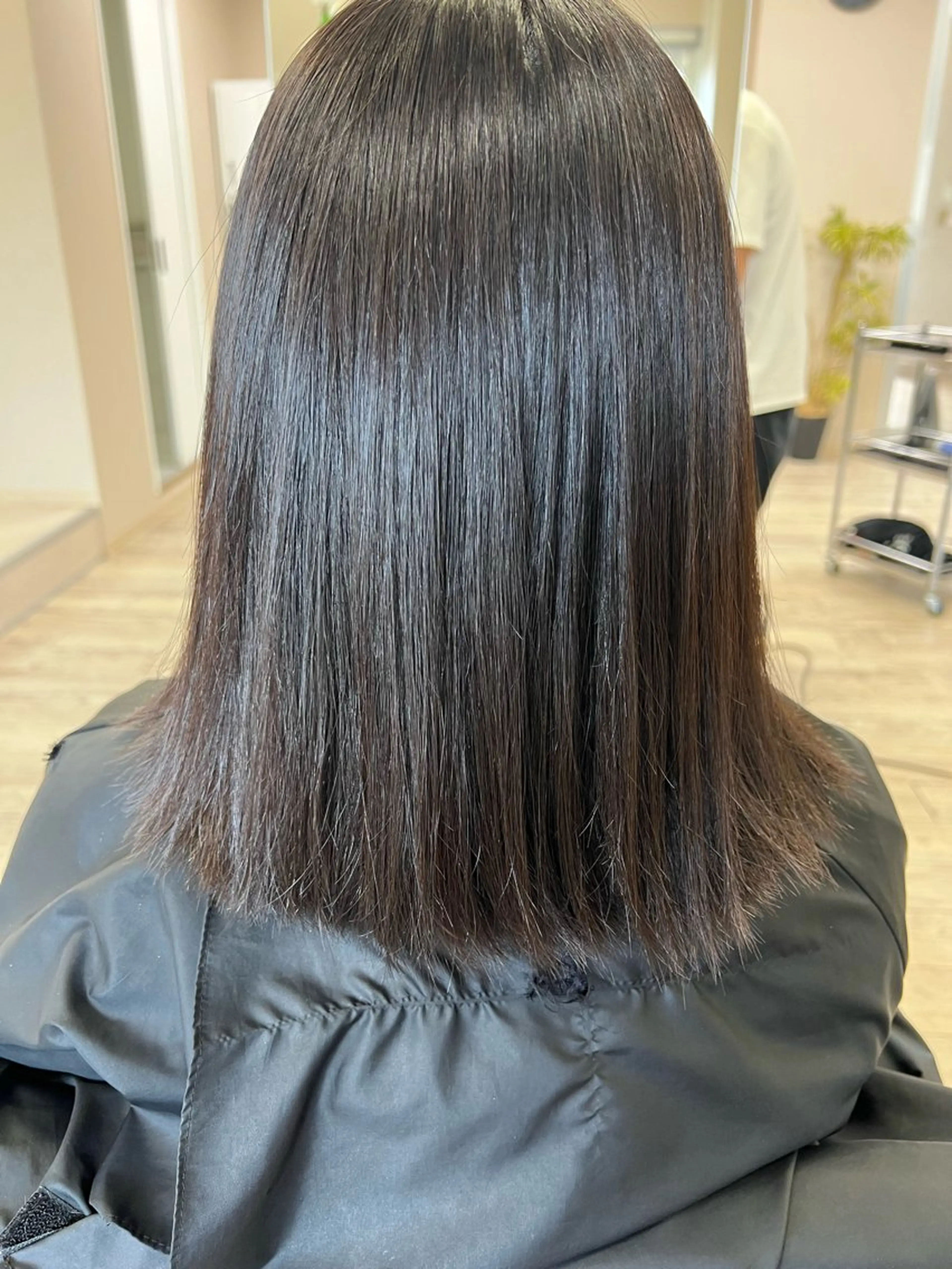 ミディアム 縮毛矯正 TIDEHAIR/ AYATOのヘアスタイル