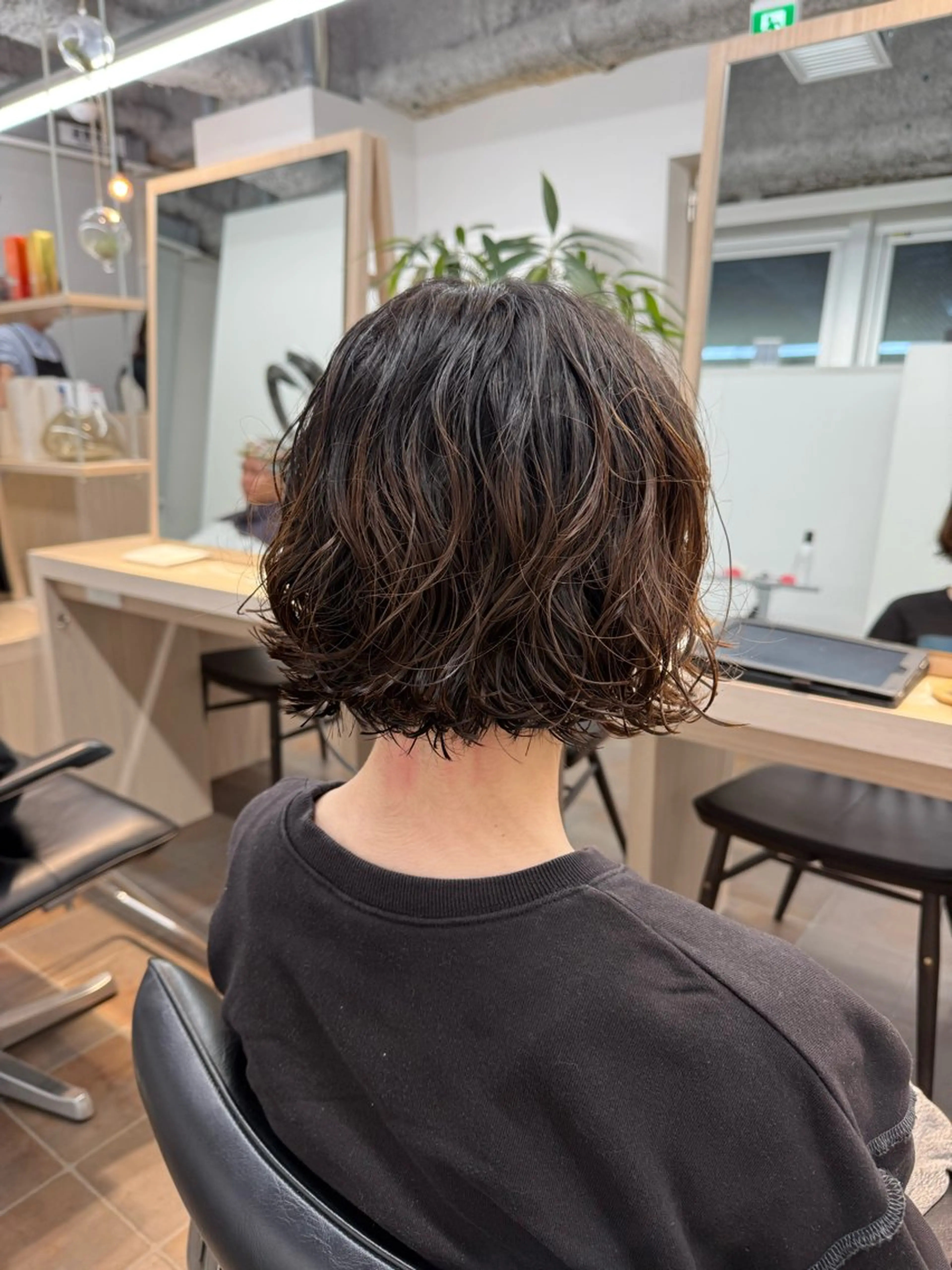 ミディアム パーマ カット パーマ トリートメント miwa/ボブパーマ /モードボブのヘアスタイル