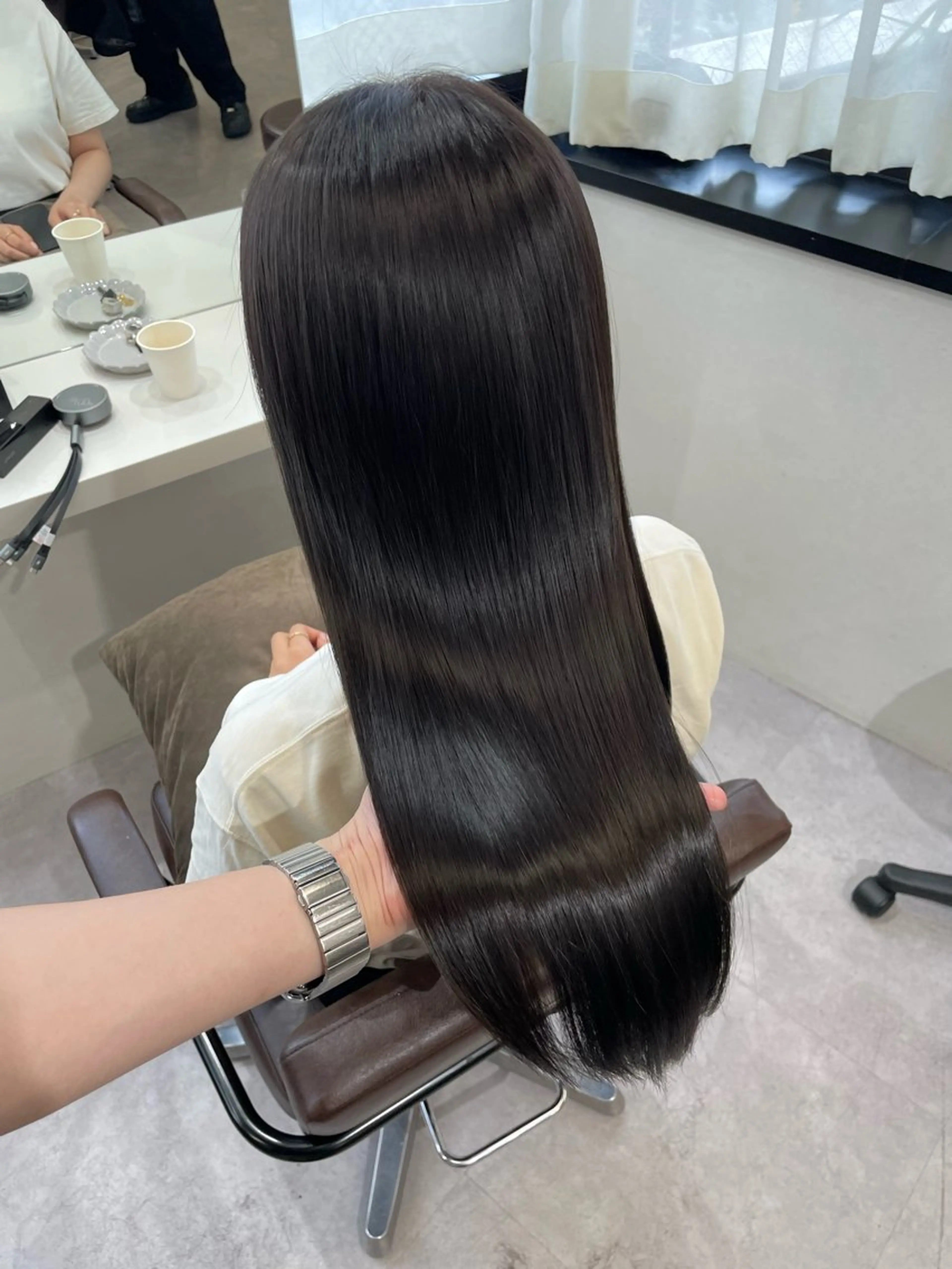 セミロング 髪質改善×韓国ヘア HIROのヘアスタイル