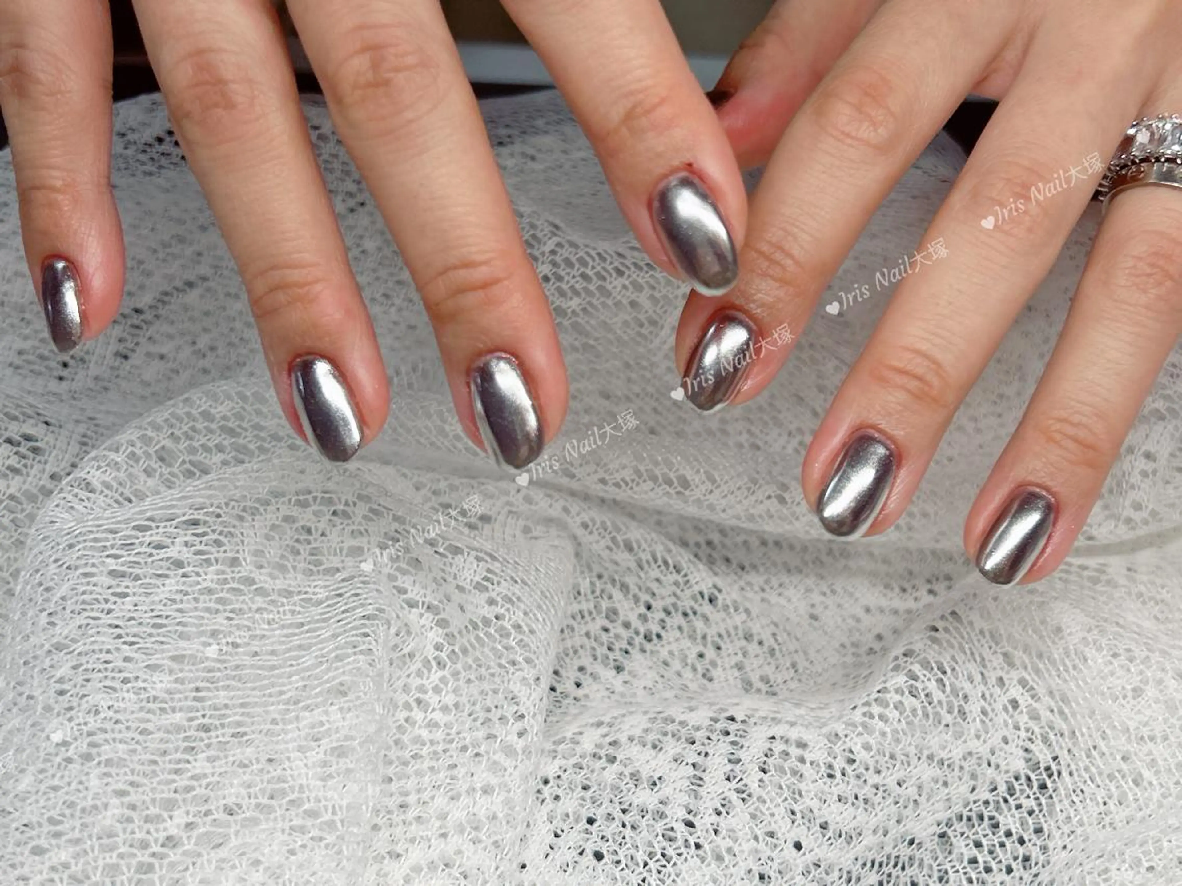 ネイル ミラーネイル 🍒IRIS Nail🌸のネイルデザイン