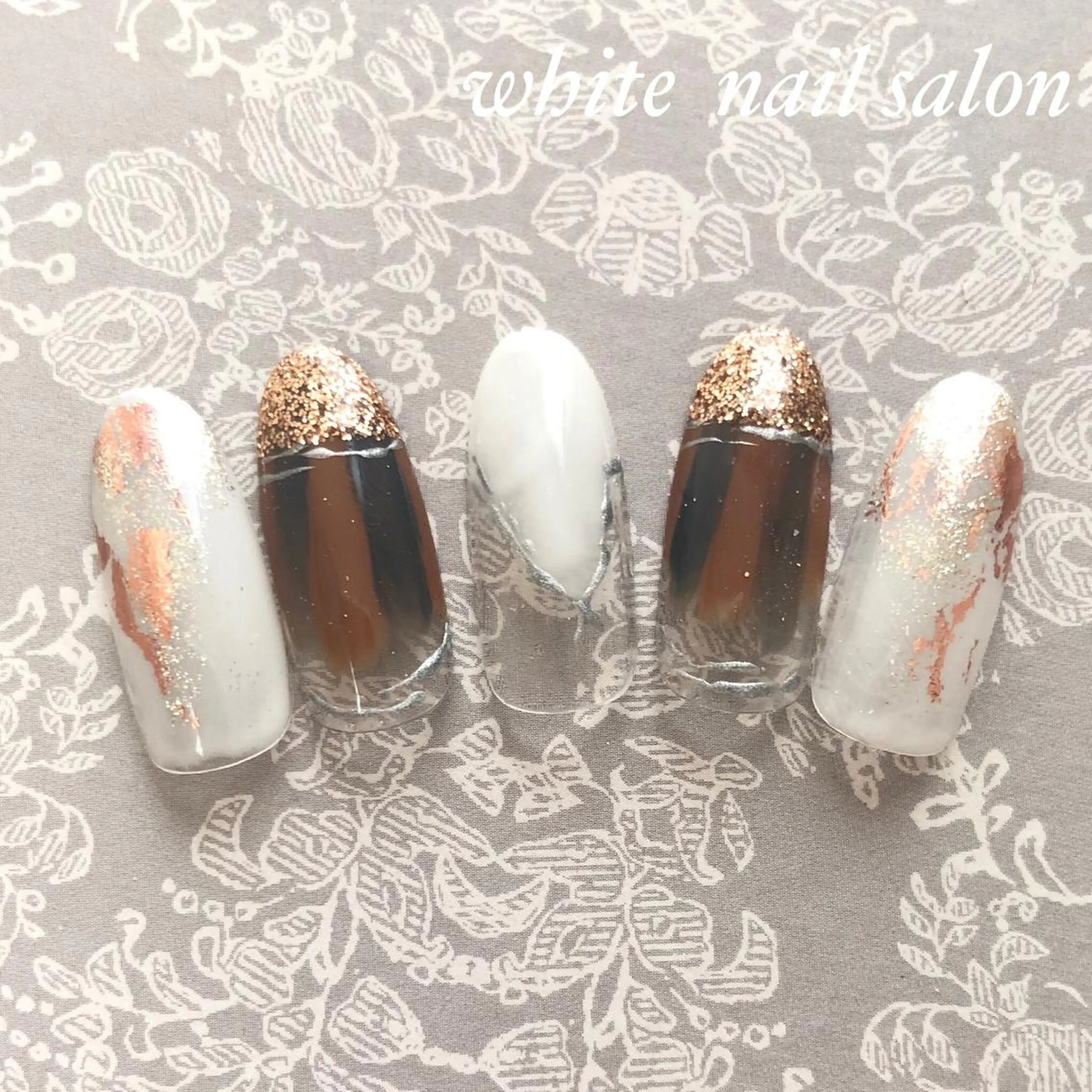 ネイル フットネイル ジェルネイル ニュアンスネイル オフィスネイル スカルプネイル ハンドネイル white nail salonのネイルデザイン