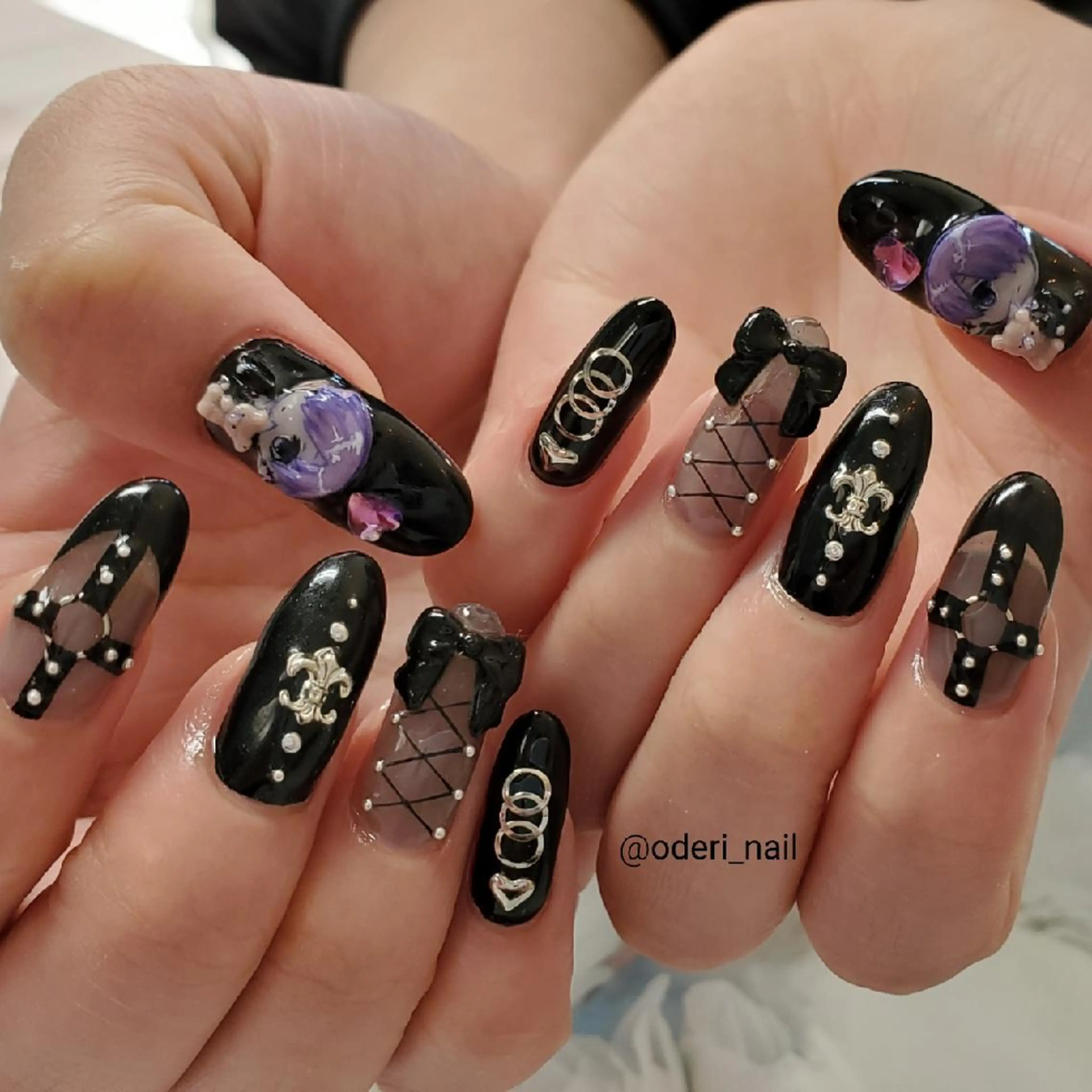 ネイル アートネイル ジェルネイル おで@ oderi_nailのネイルデザイン