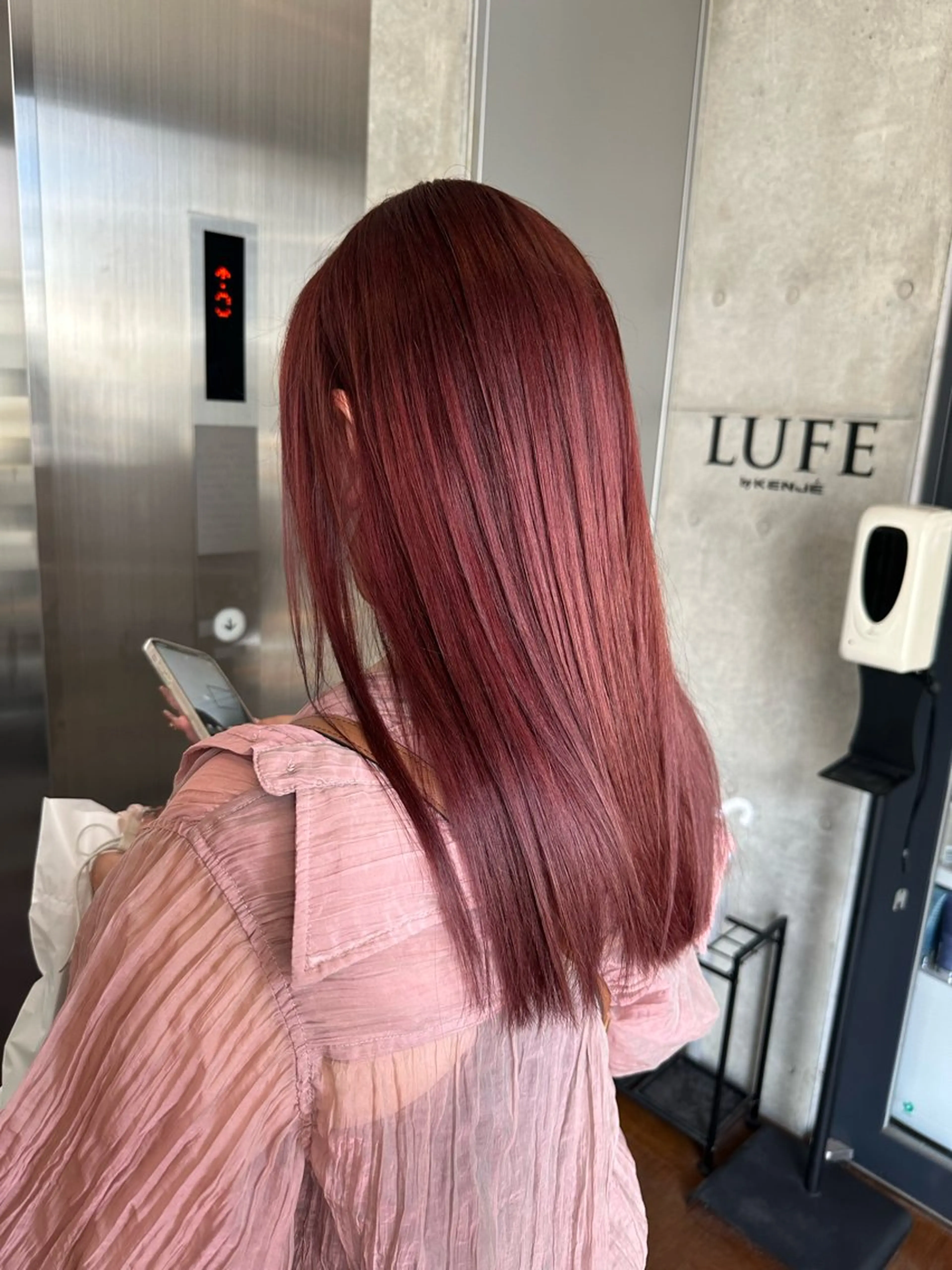 ミディアム ヘアカラー ︎🤎W color MIYU‎🤎のヘアスタイル