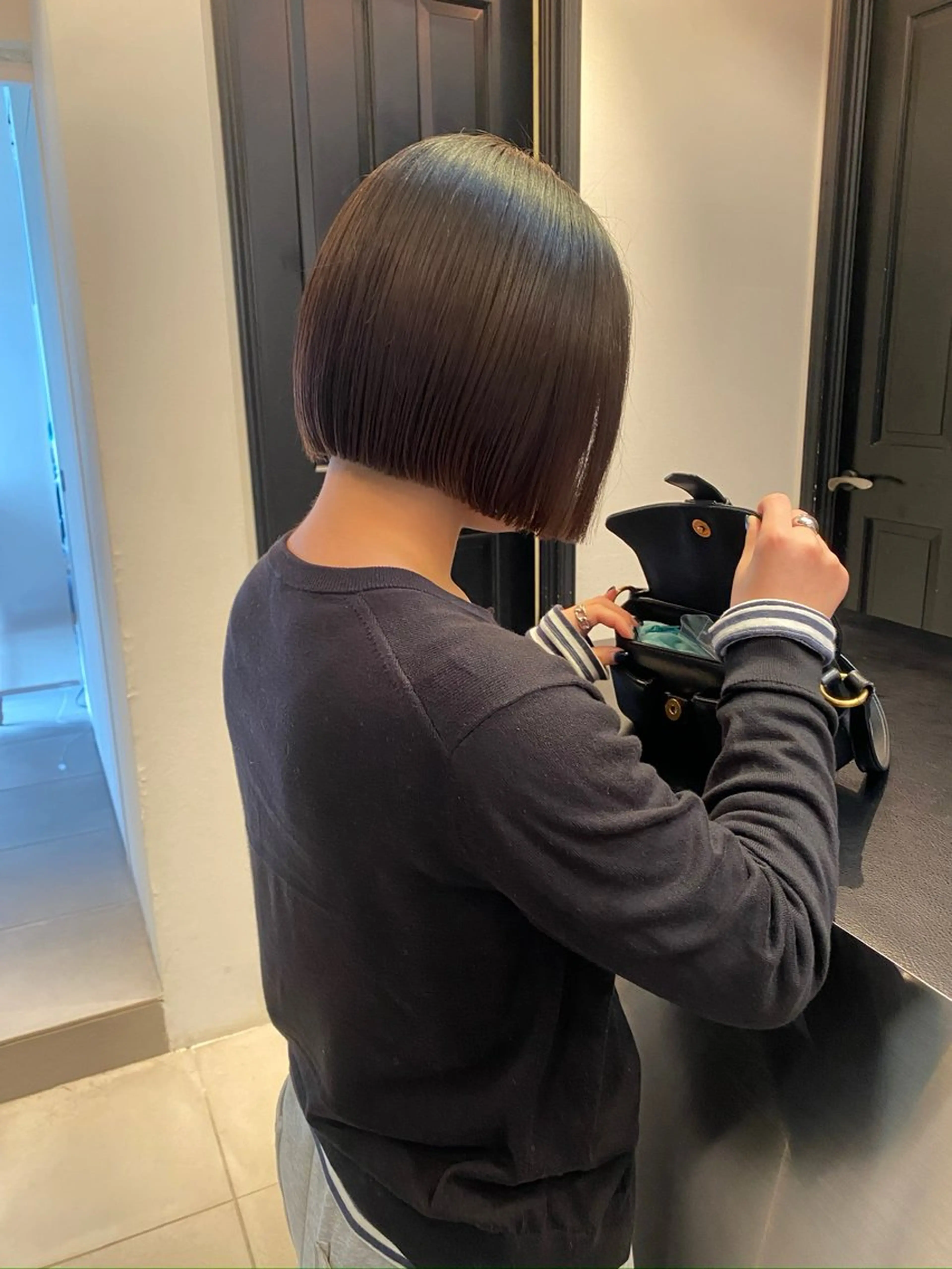 ショート riria/ボブ /透明感カラー🎀のヘアスタイル