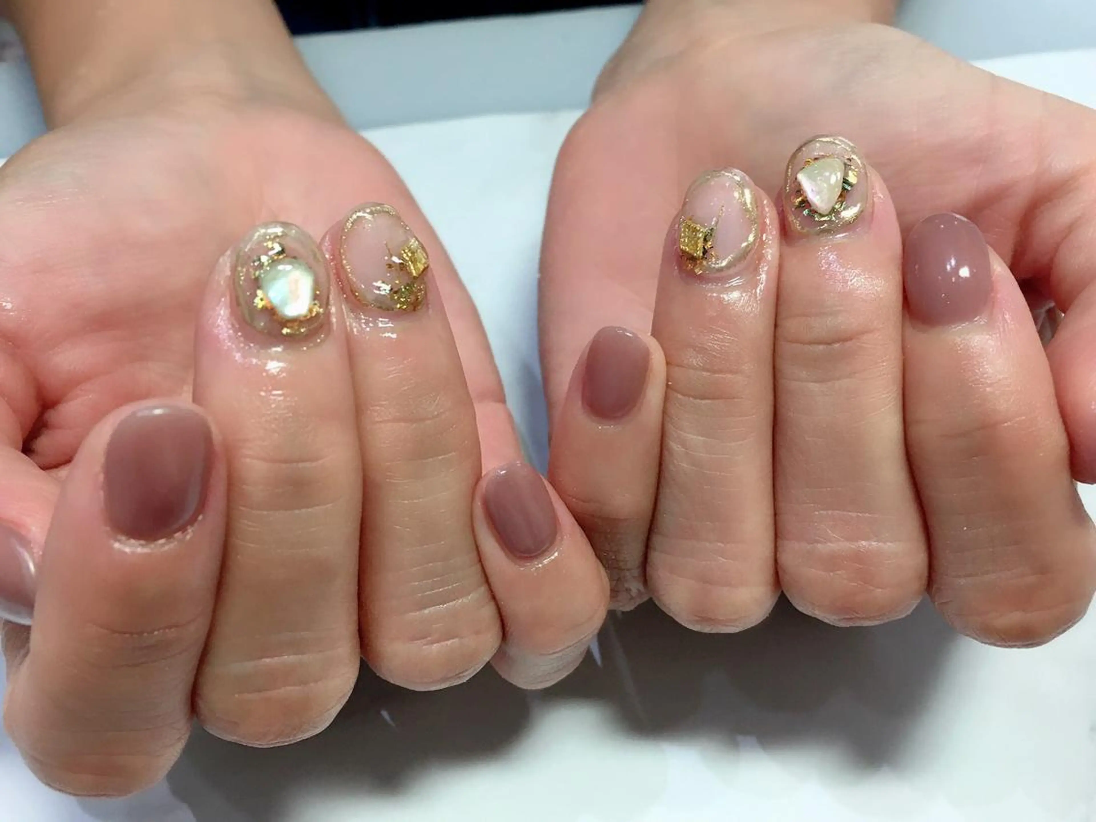 ネイル ブラウン ニュアンスネイル BETTISH. KUMIKO☺︎︎のネイルデザイン