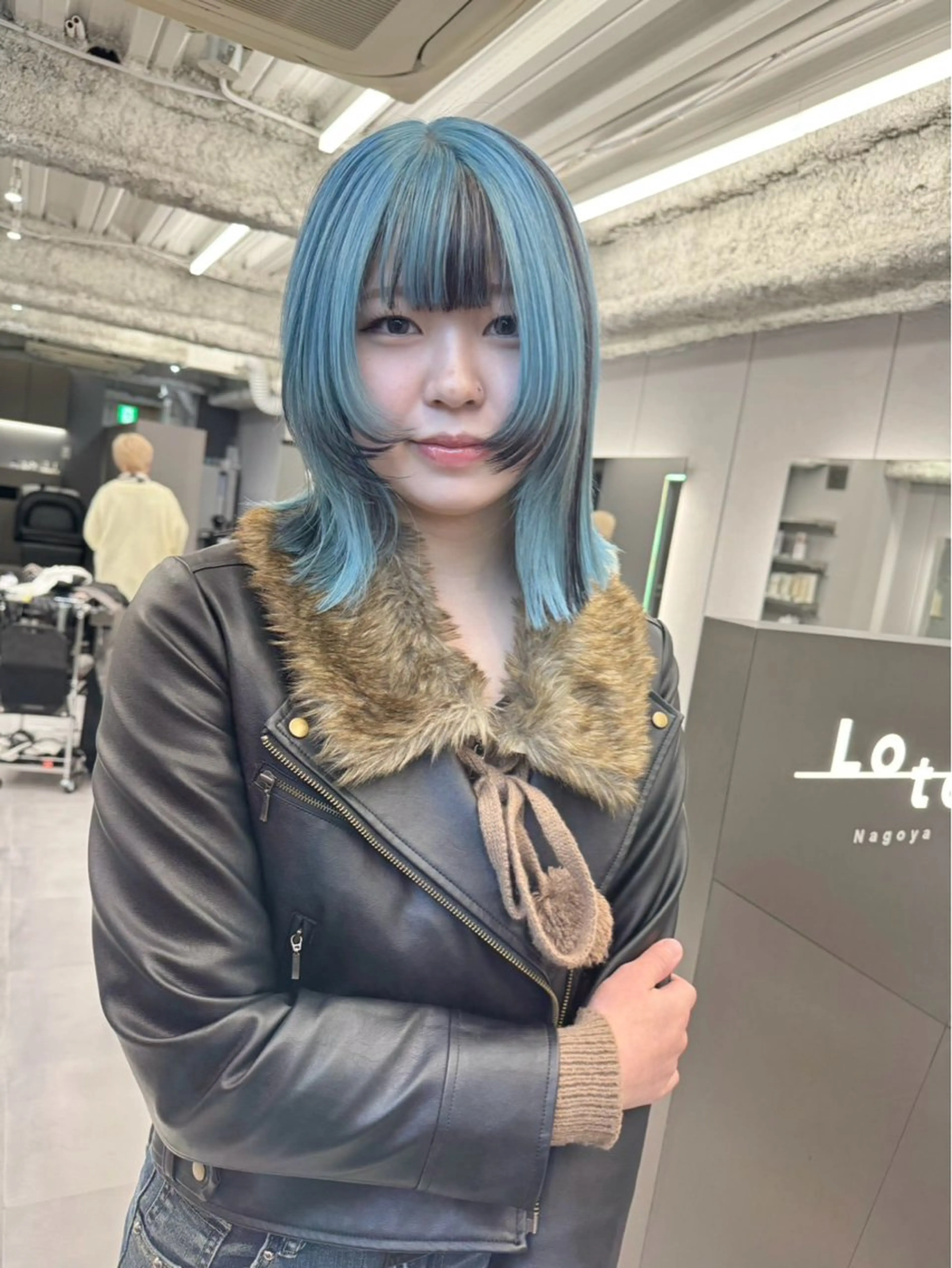 ミディアム カラー デザインカラー ヘアカラー 名古屋／デザイン／ ブリーチ/松井亮磨のヘアスタイル