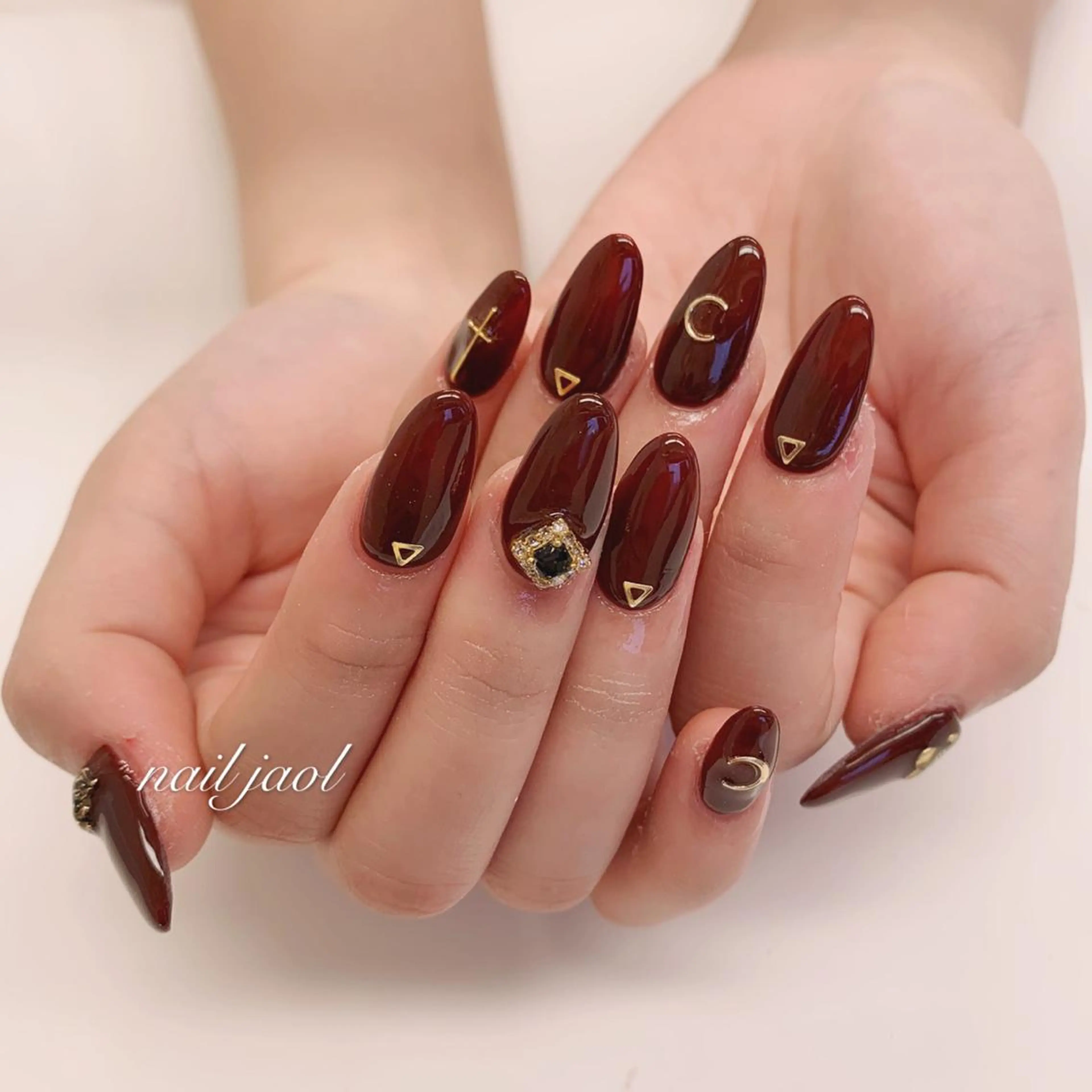 ロング ネイルJaol 池袋のネイルデザイン