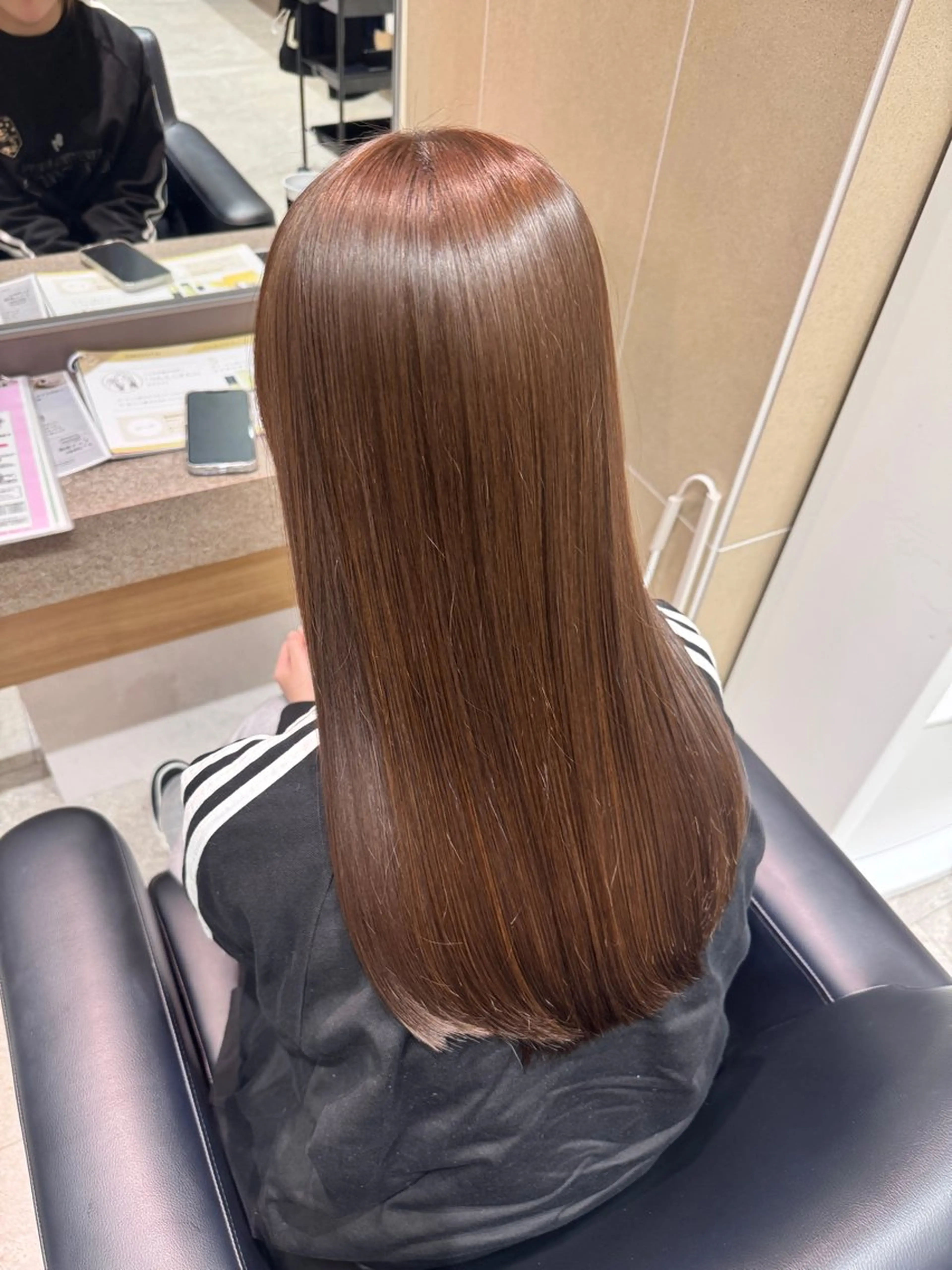 ロング パーマ ストレートパーマ 縮毛矯正 sakura❀/板橋 モデル募集中🪄︎︎のヘアスタイル
