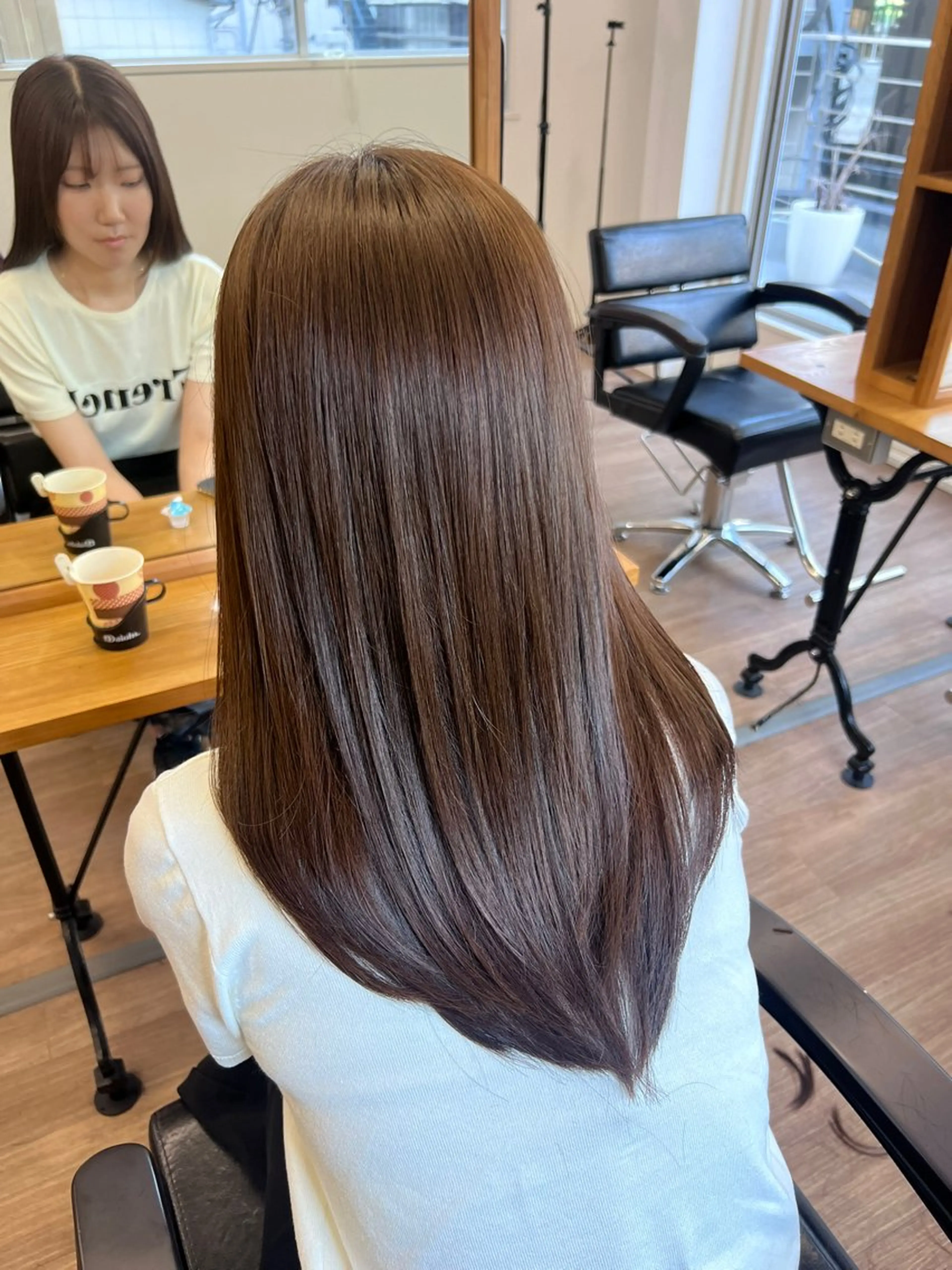 ロング パーマ ストレートパーマ カット 縮毛矯正 トリートメント 渋谷レイヤーカット❌ 縮毛矯正専門/武田涼のヘアスタイル