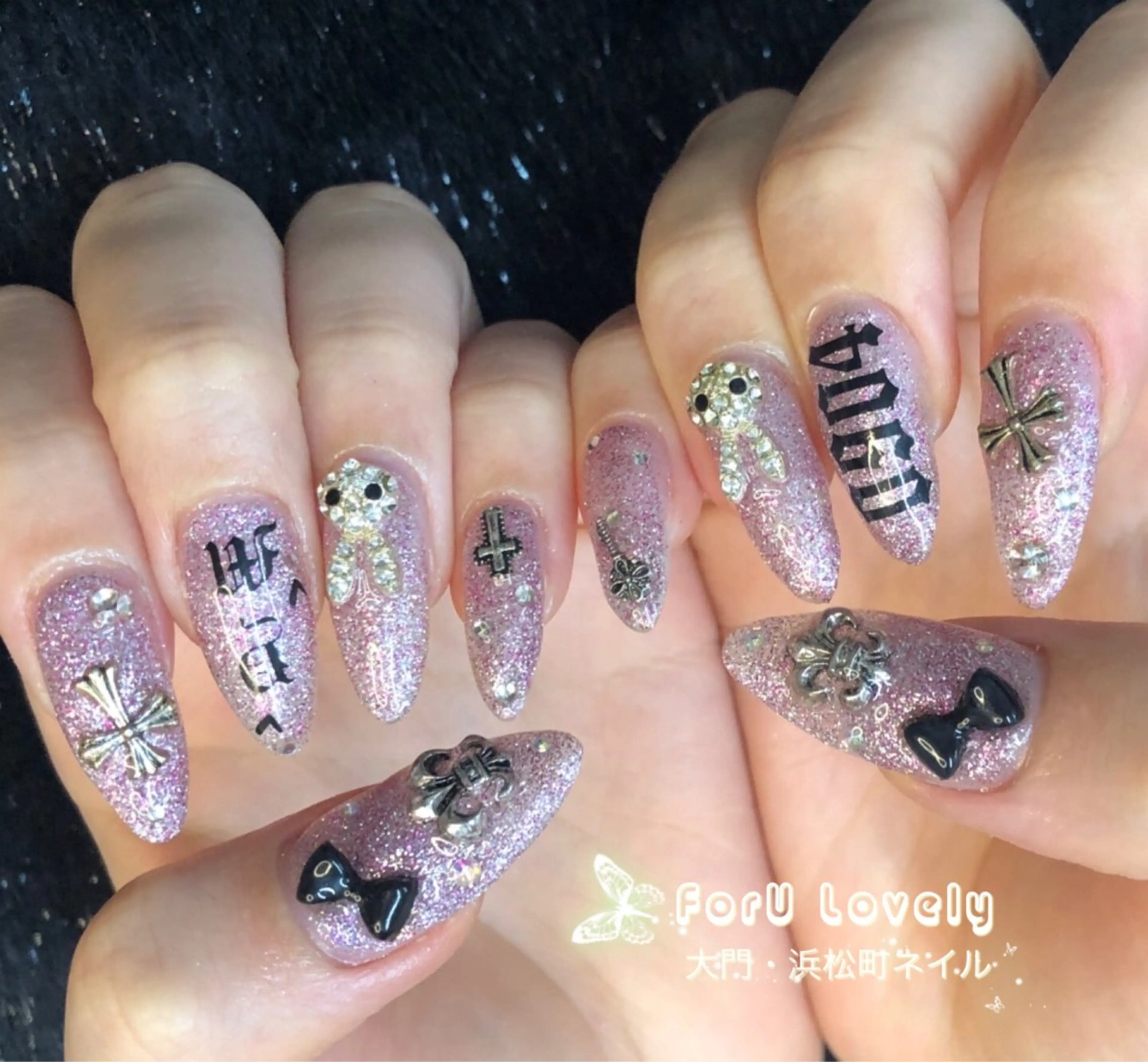 ネイル べっ甲ネイル 長さ出し フレンチネイル ジェルネイル 韓国ネイル ハンドネイル ハンドケア 大門浜松町 ネイルのネイルデザイン