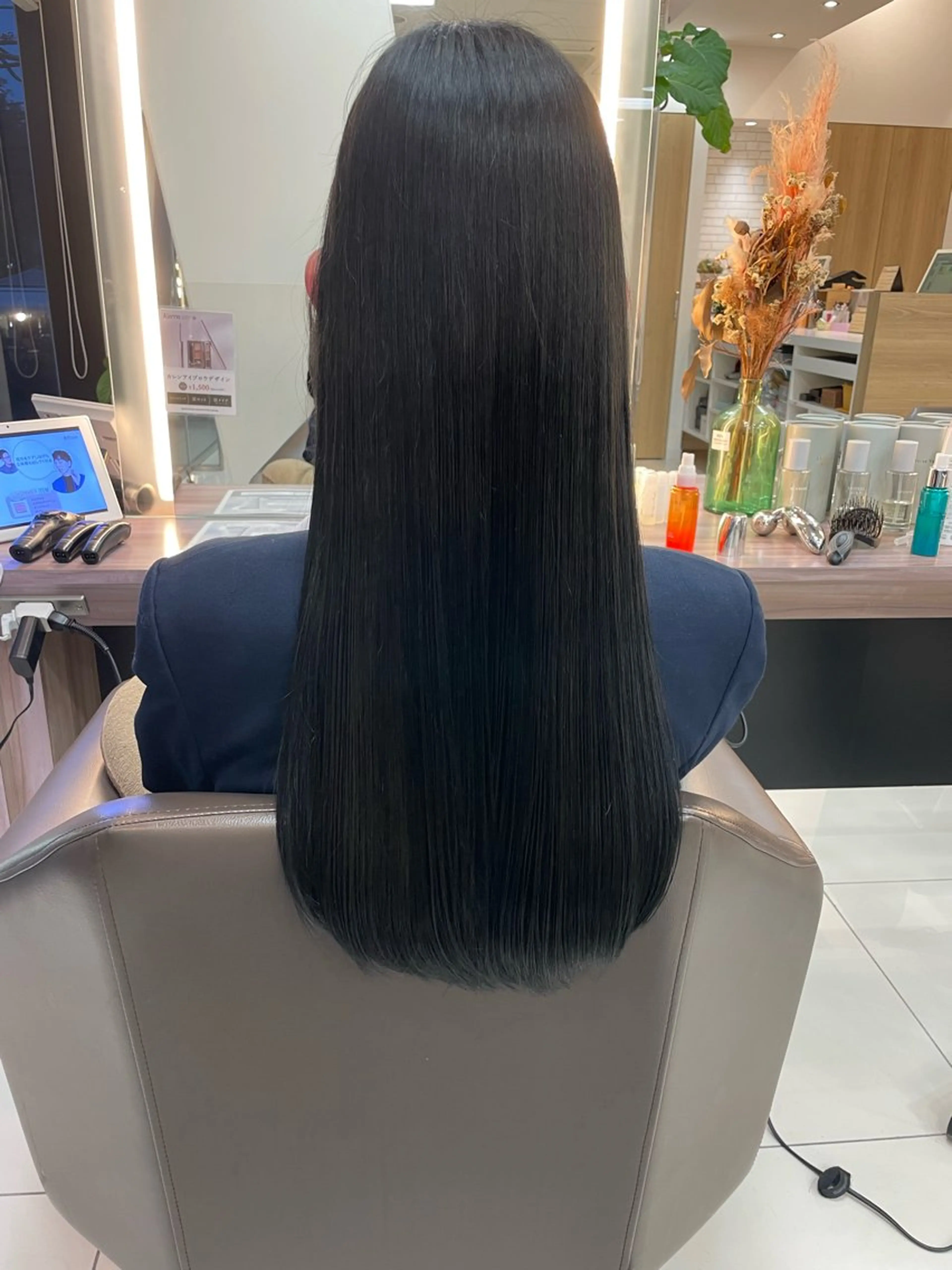 ロング ヘアカラー 鎌倉/アレンジ/暗髪 /髪質改善/ ユキミのヘアスタイル