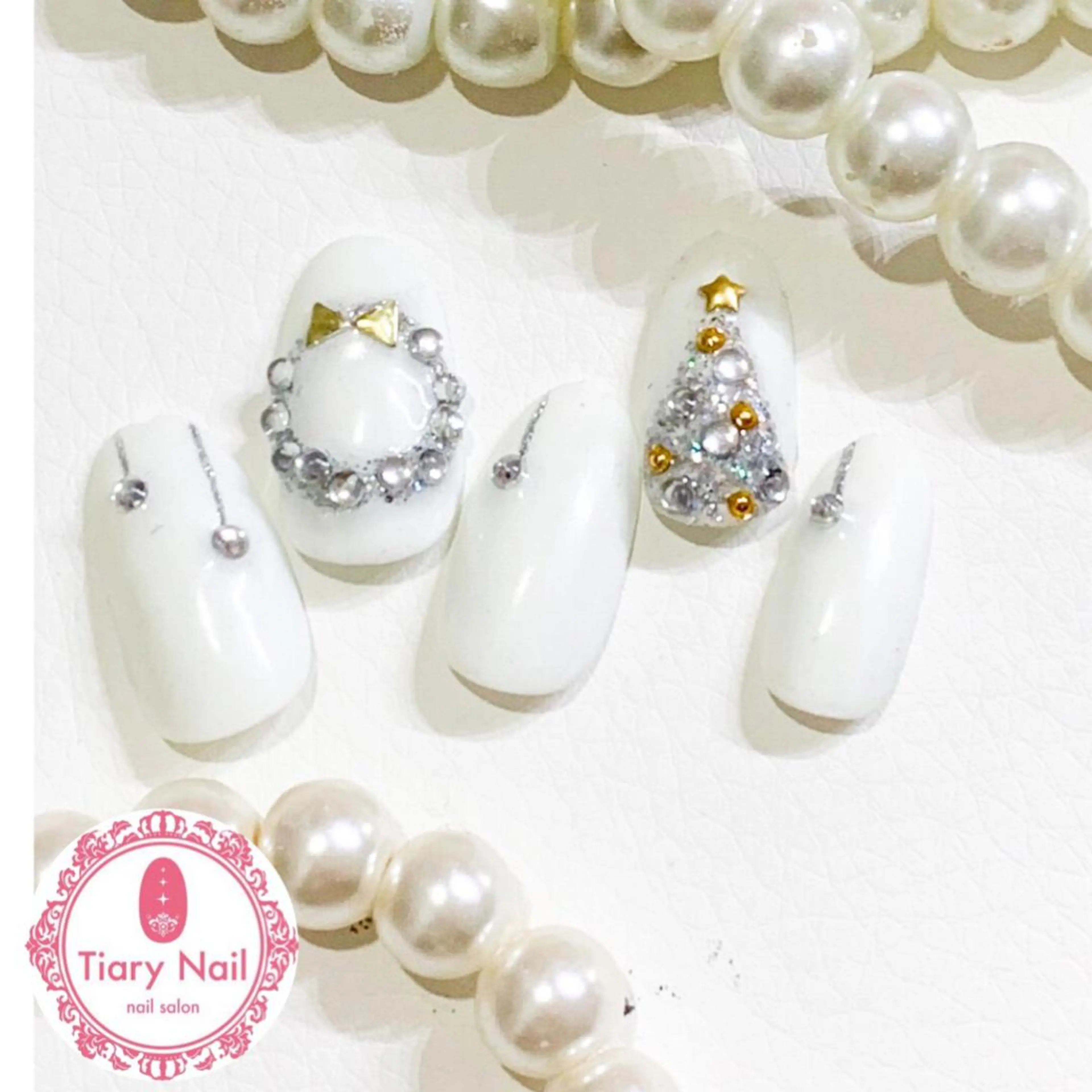 ネイル 桜ネイル 長さ出し スカルプネイル 💗🪽Tiary Nail🪽💗のネイルデザイン