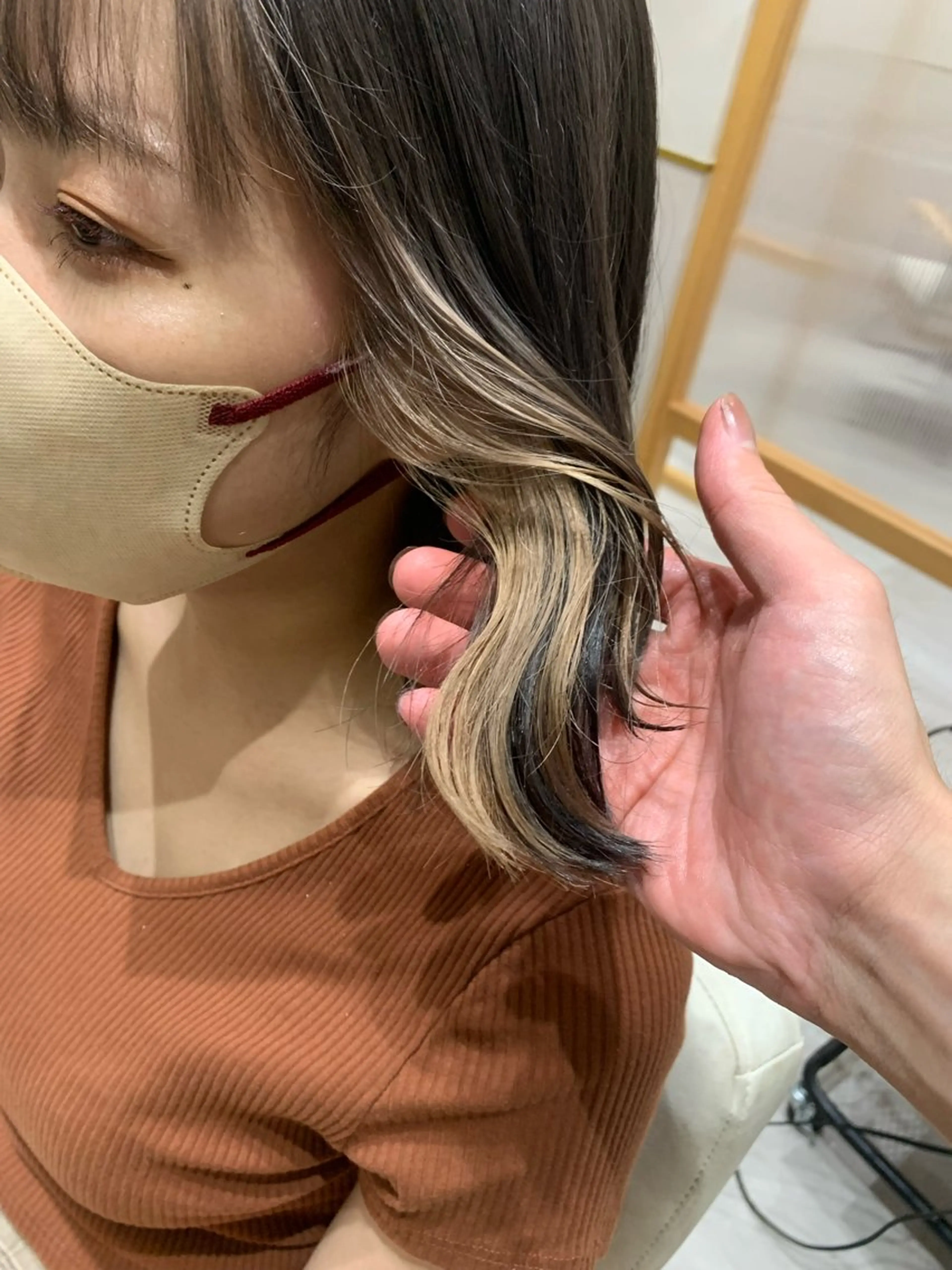 カラー カット ヘアカラー トリートメント 高槻No. 1レイヤ ーカット🇰🇷白石のヘアスタイル