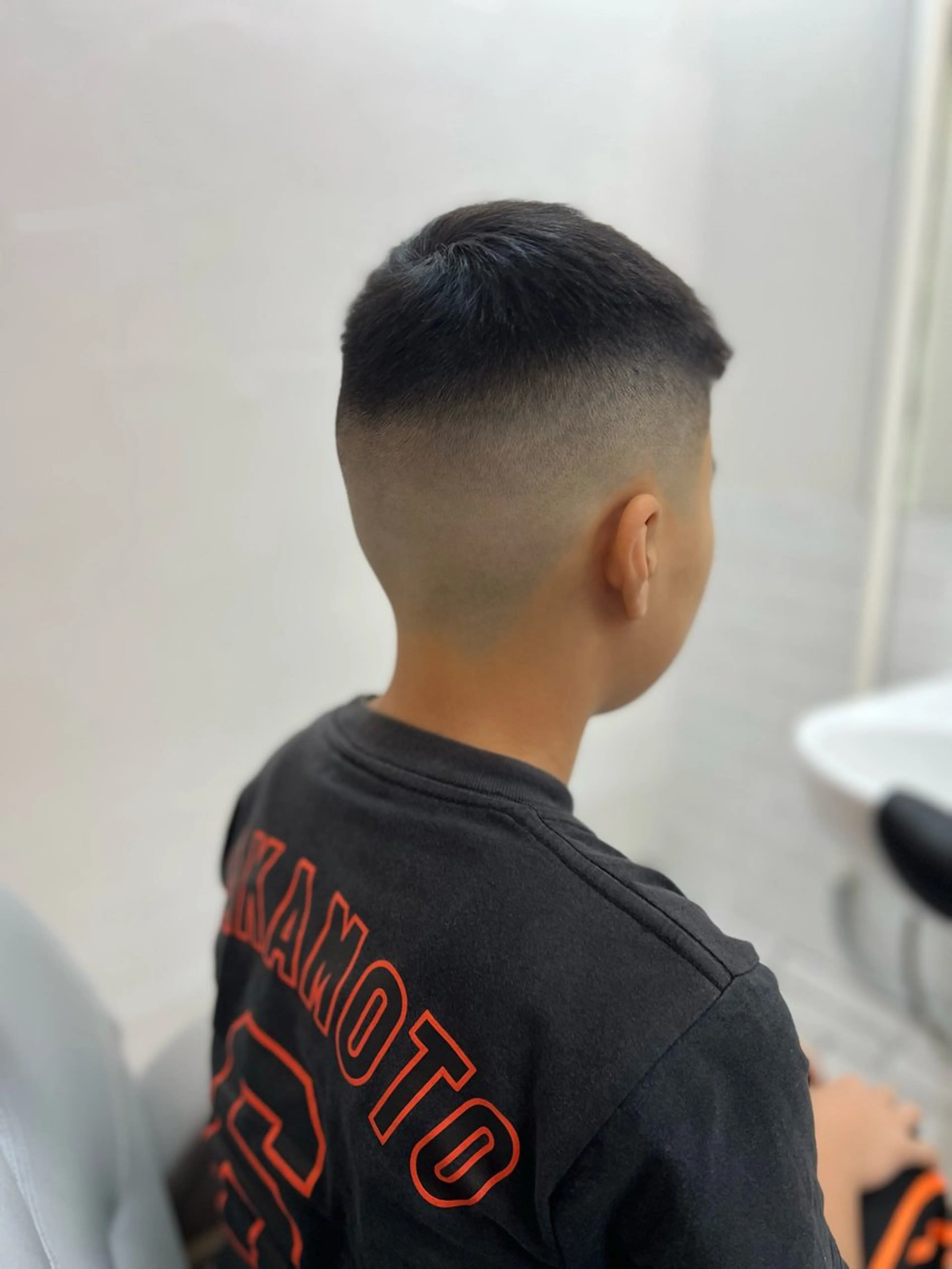 ショート メンズ キッズ フェードカット スキンフェード 杉山 友哉のヘアスタイル