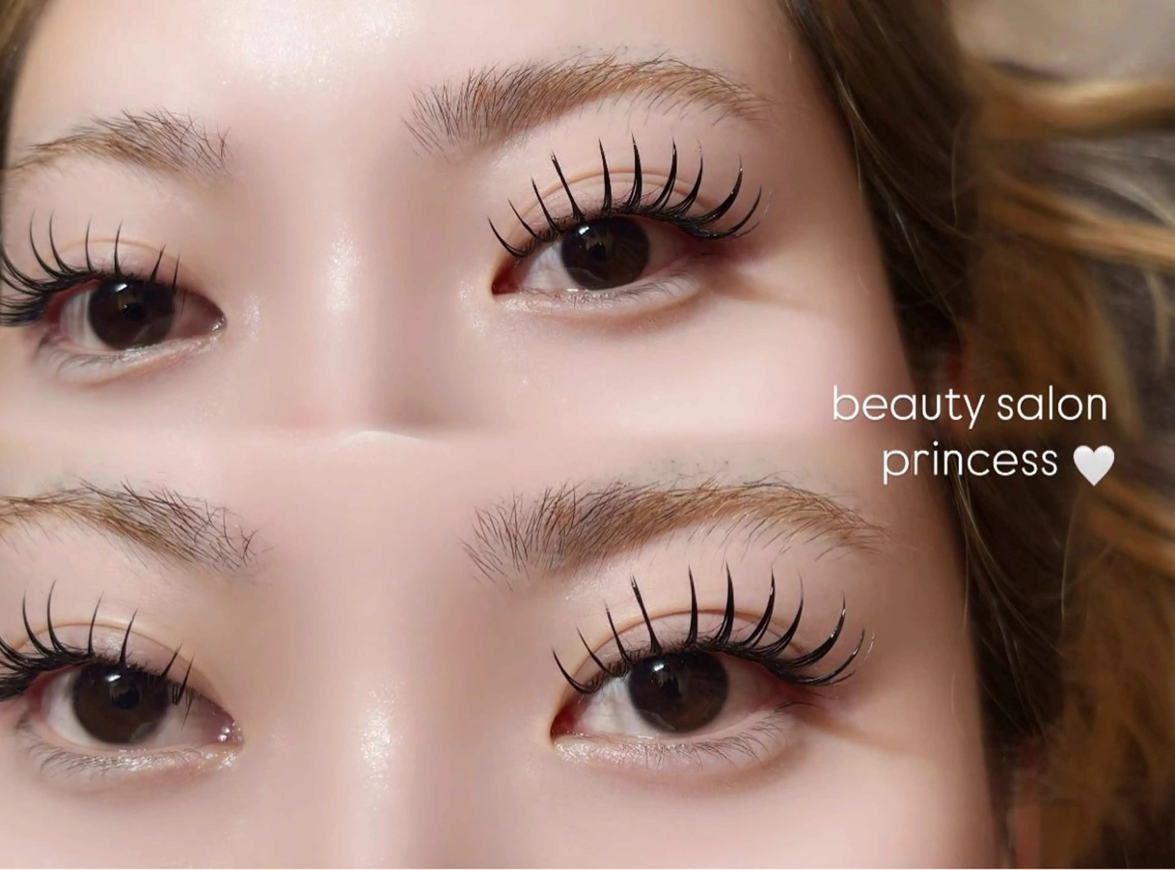 マツエク・マツパ 束感まつ毛 マツエク princess 森 碧海のマツエク・マツパデザイン