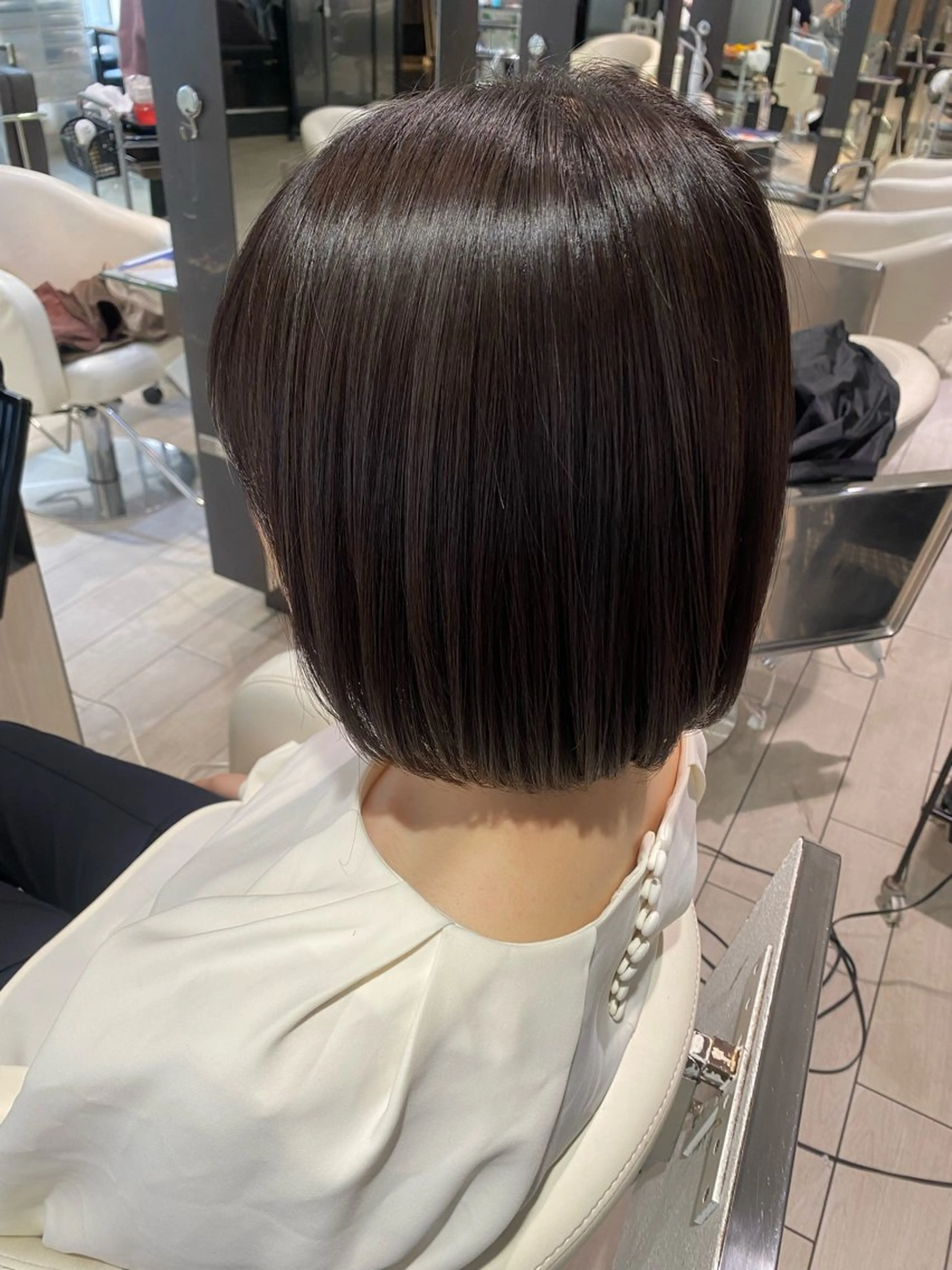 ミディアム カラー ケアカラー 透明感カラー 髪質改善 木村 詩渚のヘアスタイル