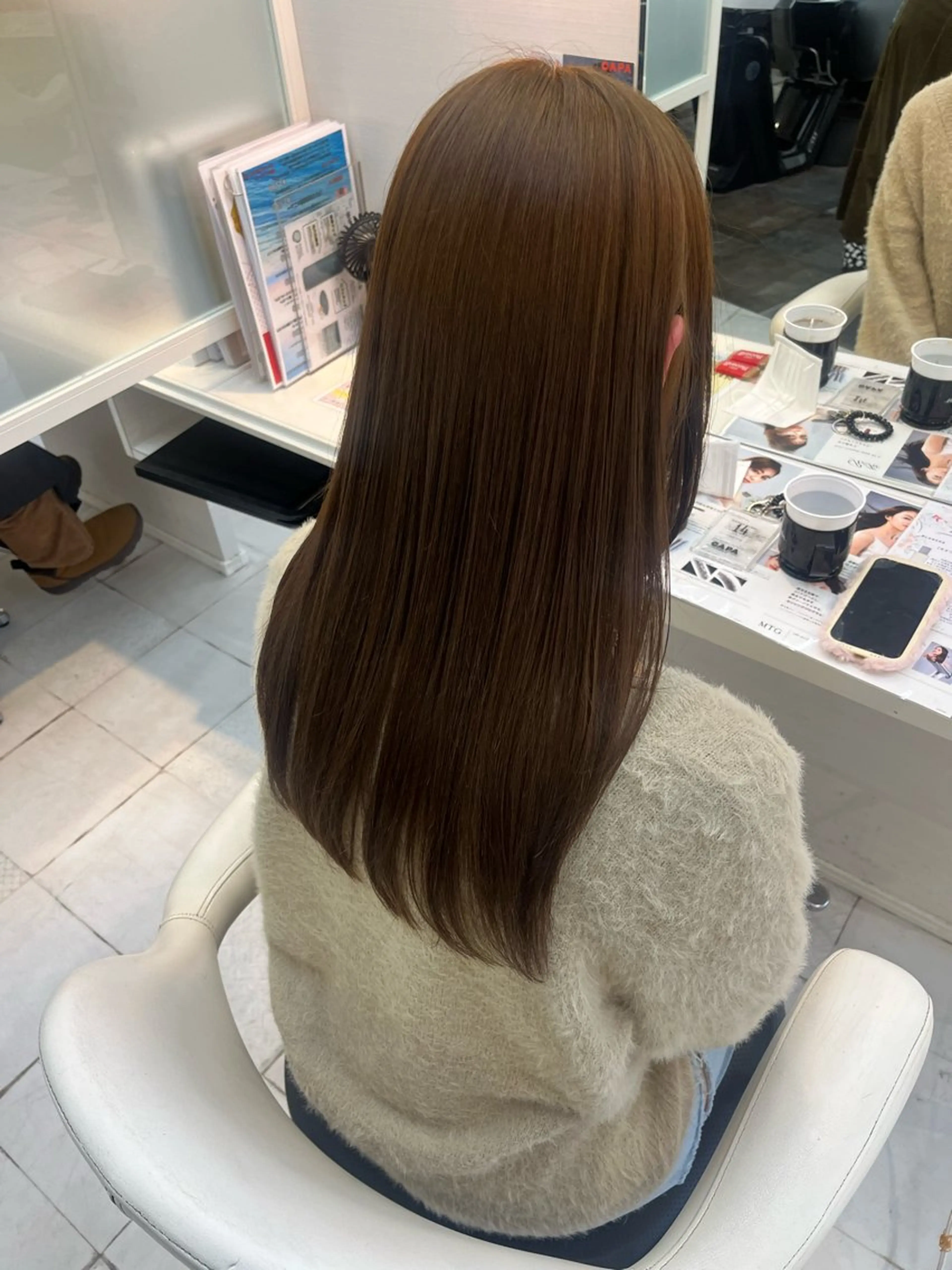 ロング ベージュカラー/ いぢちるみのヘアスタイル