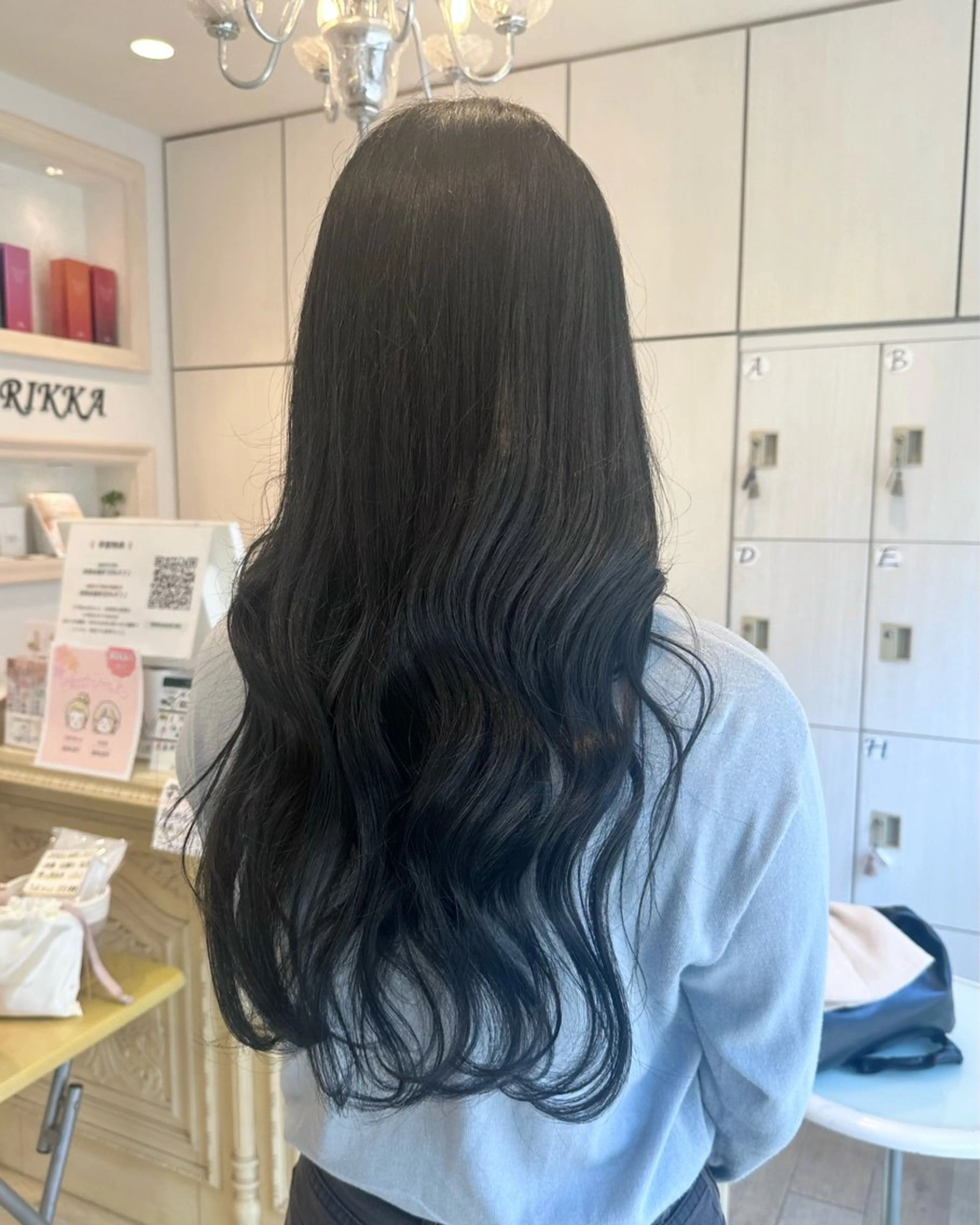 ロング カラー 韓国ヘア/レイヤー 顔周りカット/ユキナのヘアスタイル