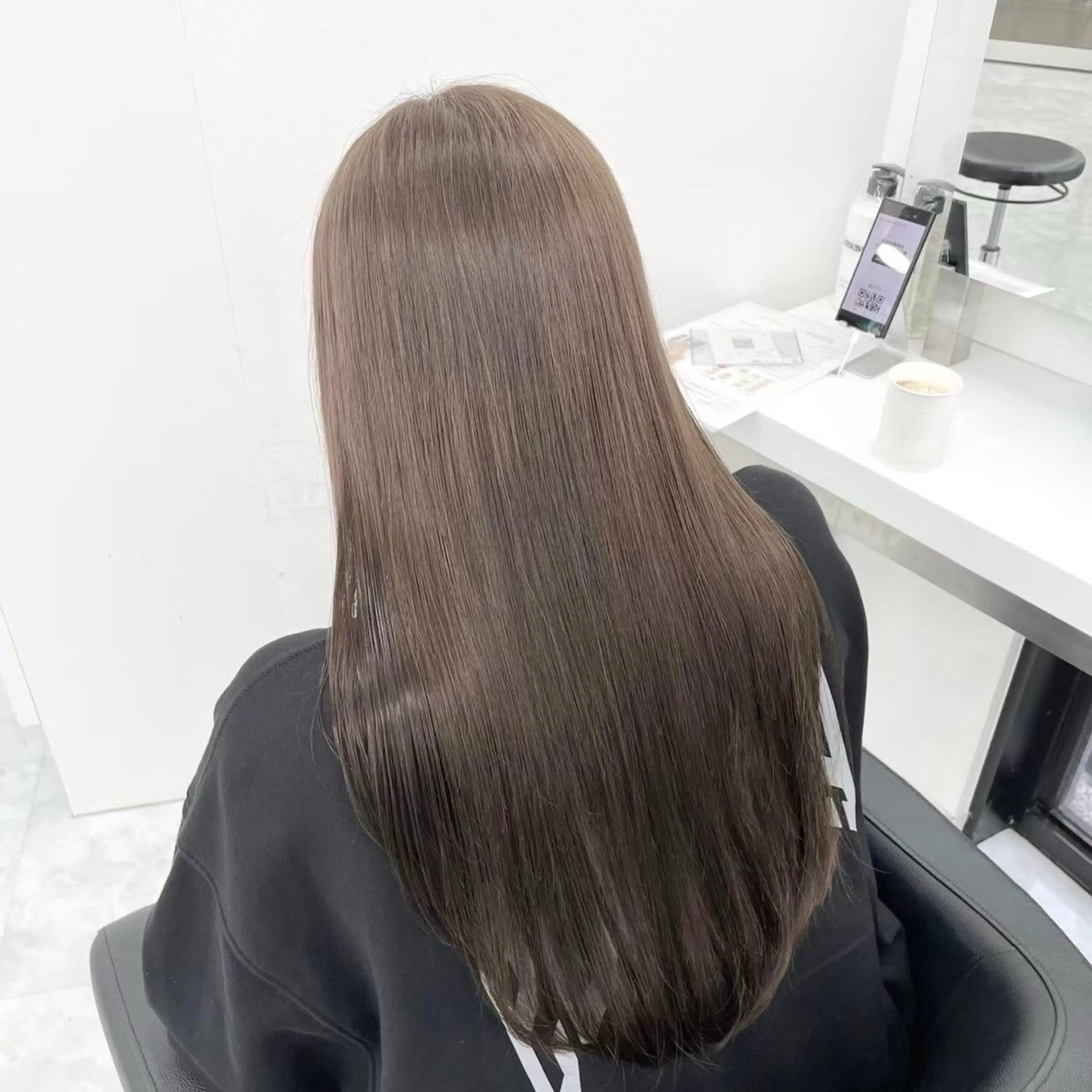 カラー ヘアカラー トリートメント ヘッドスパ ヘアセット ブリーチなし透明感 💗RYOTAのヘアスタイル