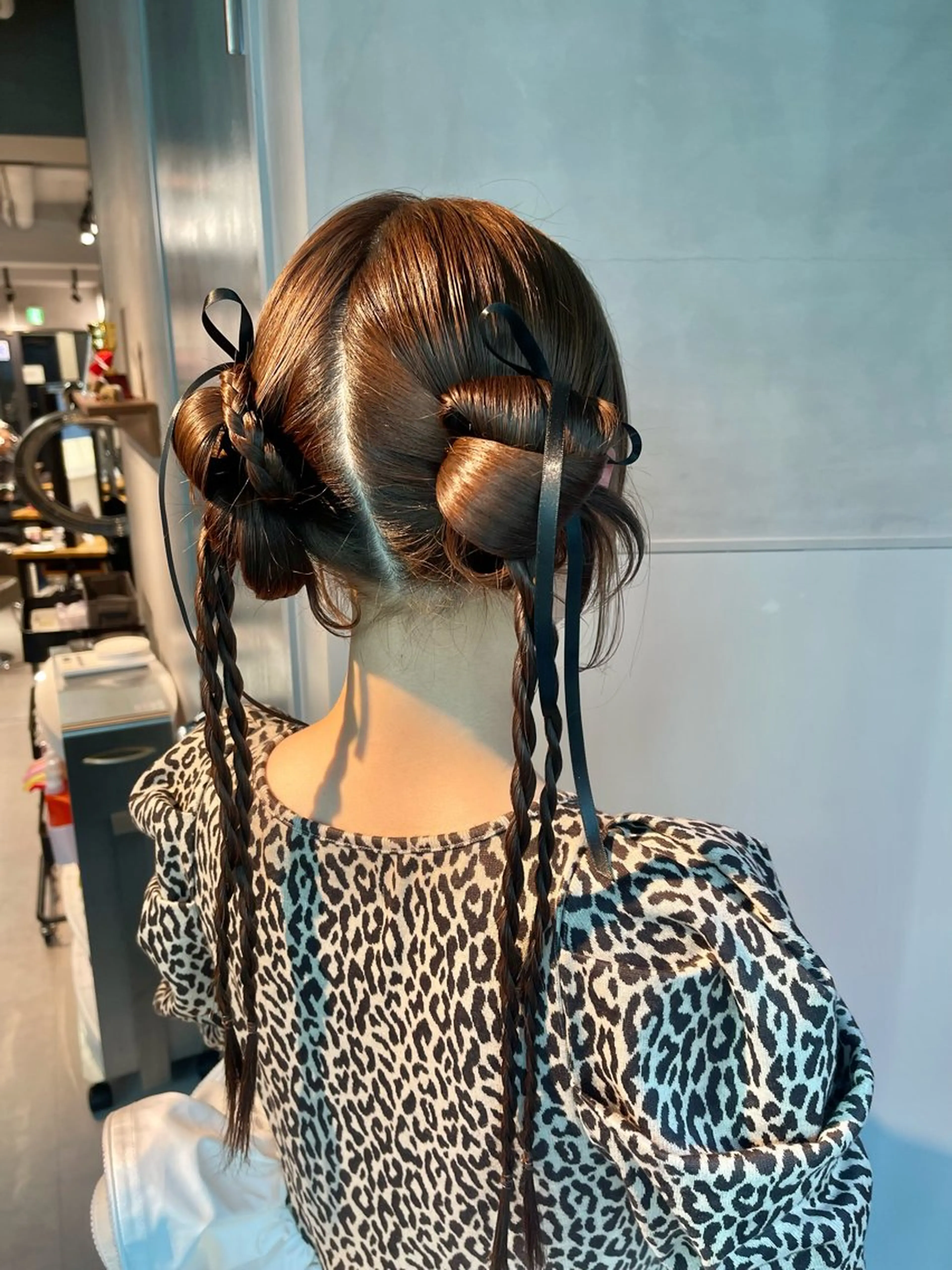 ヘアアレンジ ポニーテール 結婚式・ブライダル 卒業式のヘアスタイル ヘアセット charm《銀座》 ヘアセット/縮毛矯正のヘアスタイル