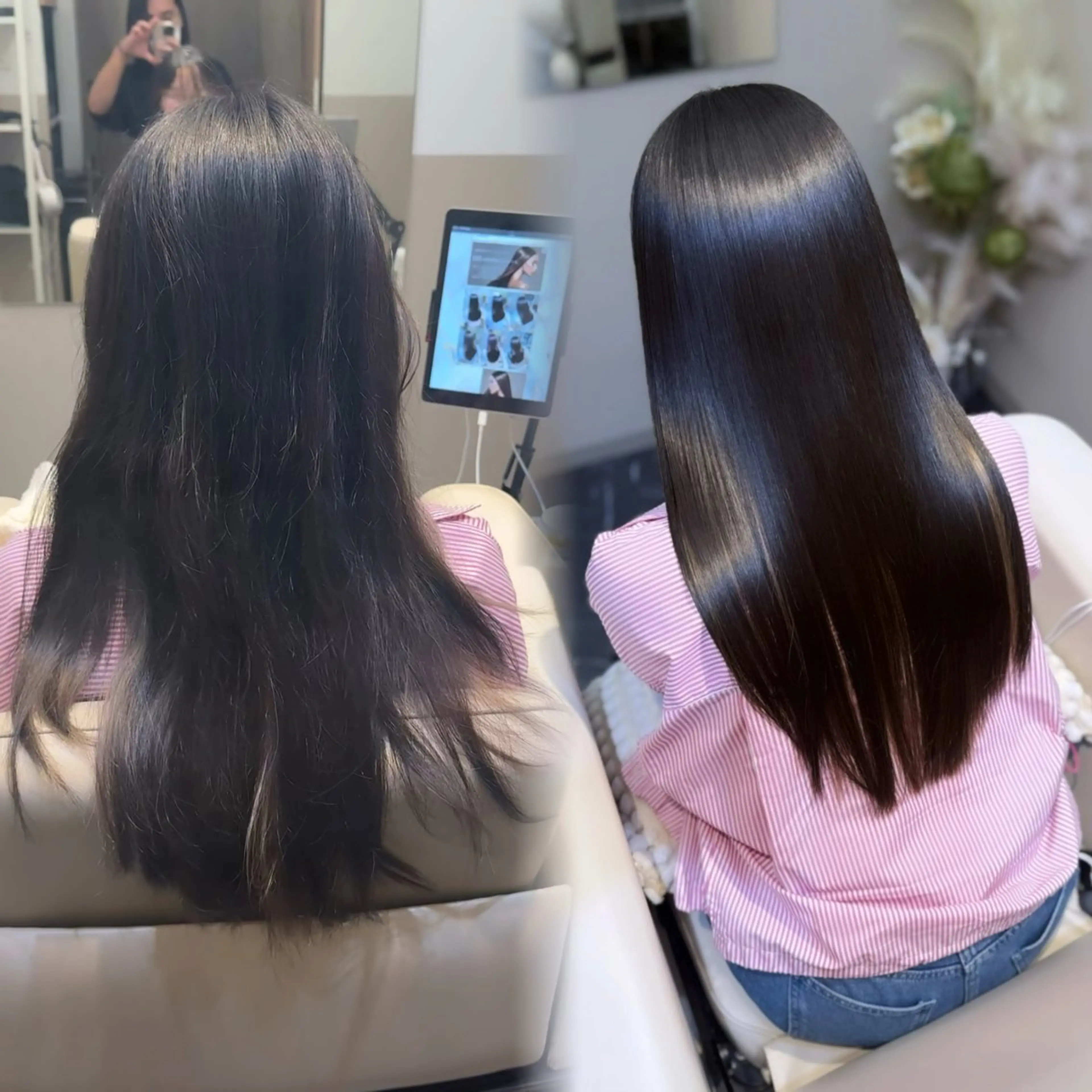 ロング カラー 髪質改善 縮毛矯正 トリートメント 神戸本格派髪質改善 /MITSUKIのヘアスタイル