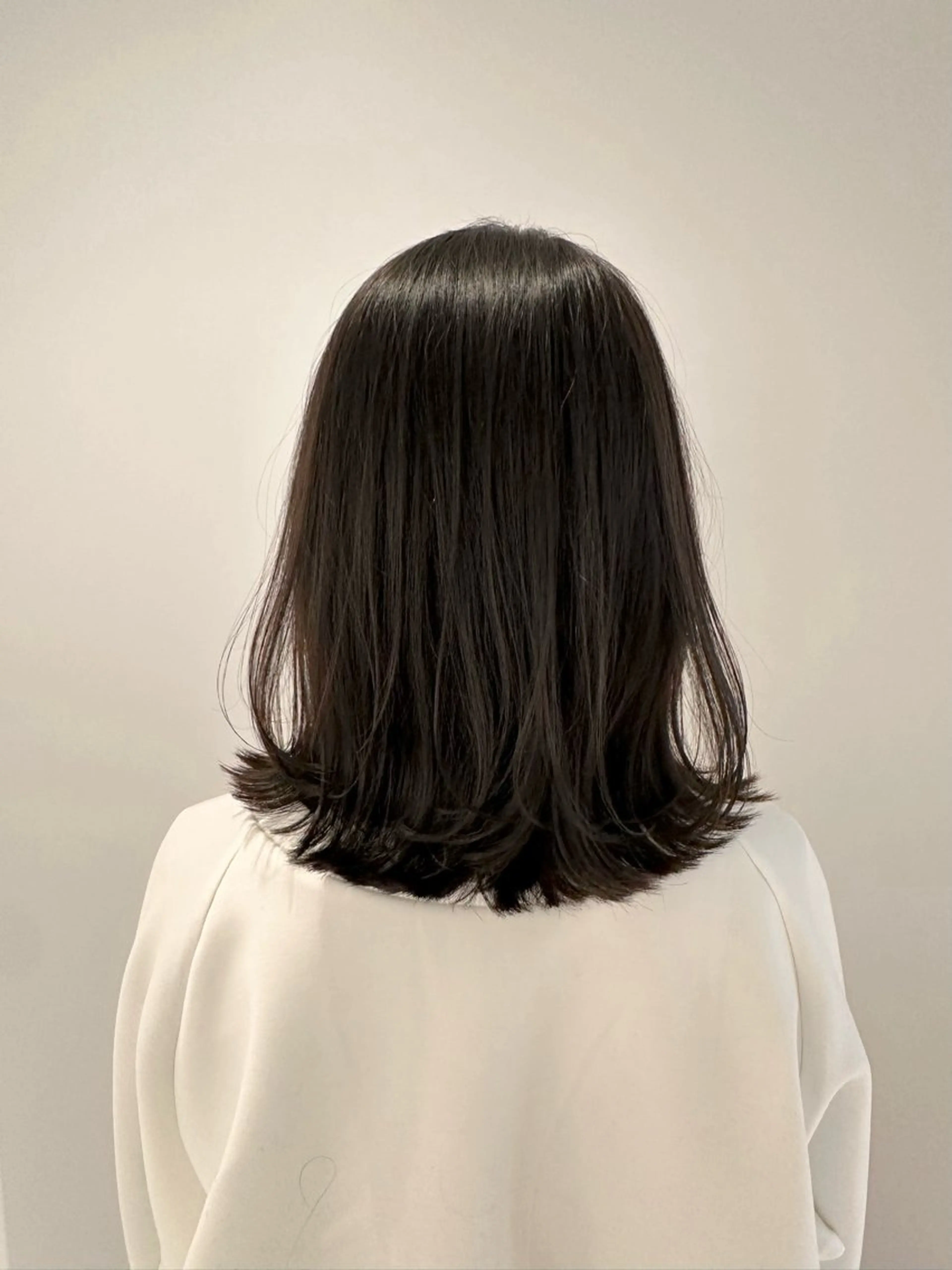 ミディアム ボブレイヤー ボブ レイヤーカット カット ヘアカラー トリートメント 艶レイヤー/艶髪矯正 /ケラトリ/石井のヘアスタイル