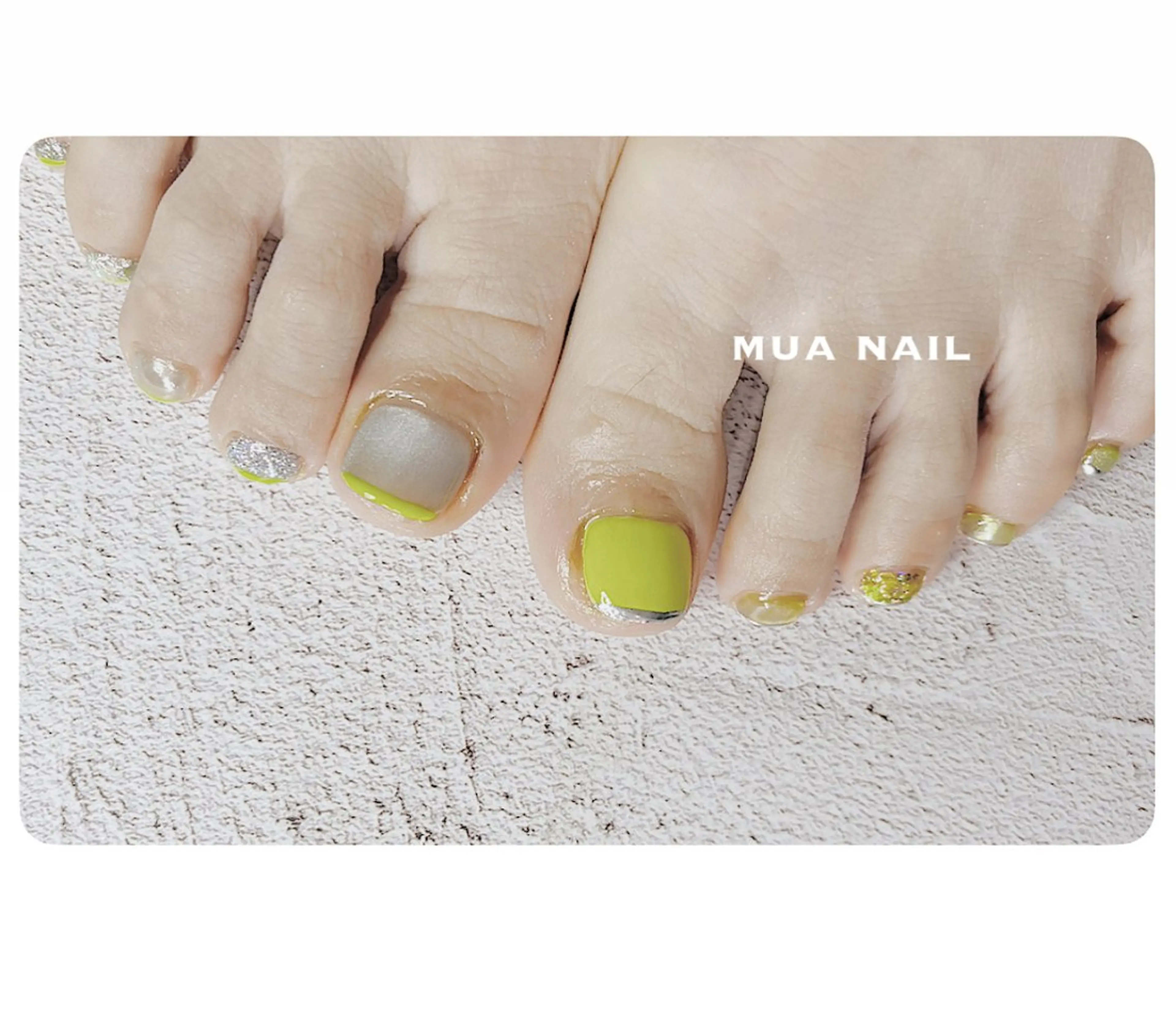 ネイル フットネイル フットネイル mua nail mikiのネイルデザイン