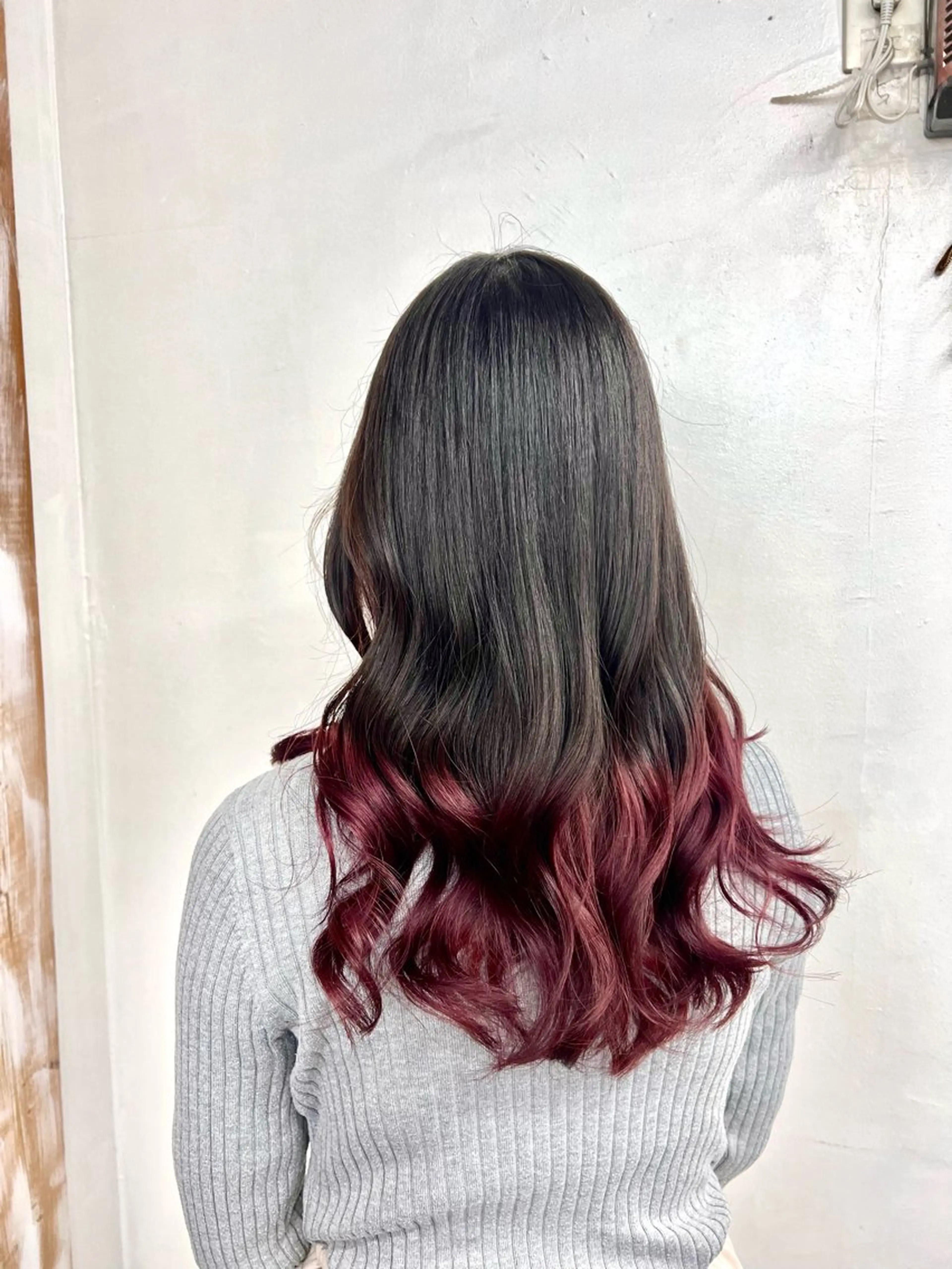 セミロング カット ヘアカラー SFIDA あいりのヘアスタイル