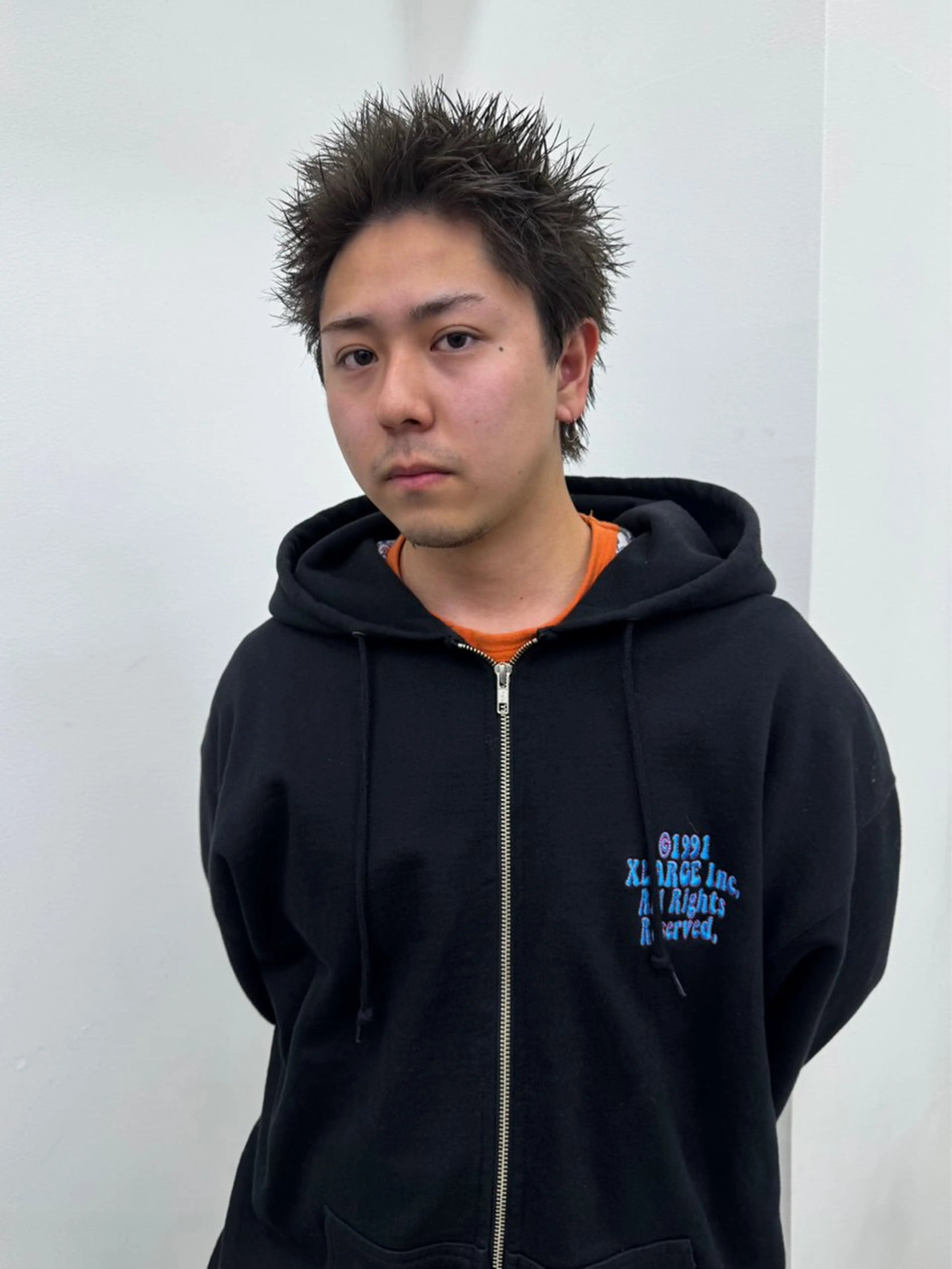 メンズカット＋ワンカラーの写真