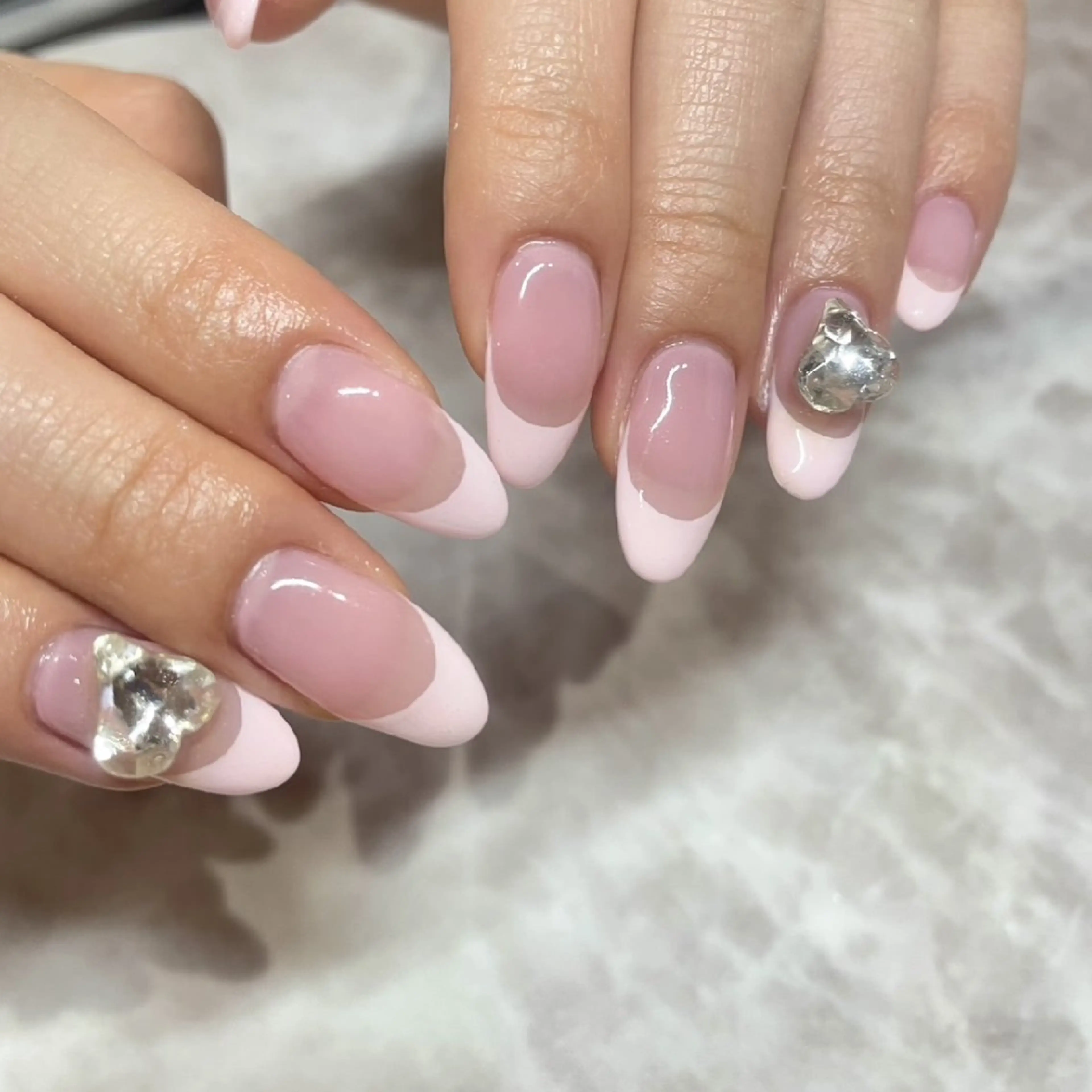 カラーグラデーションorフレンチの写真