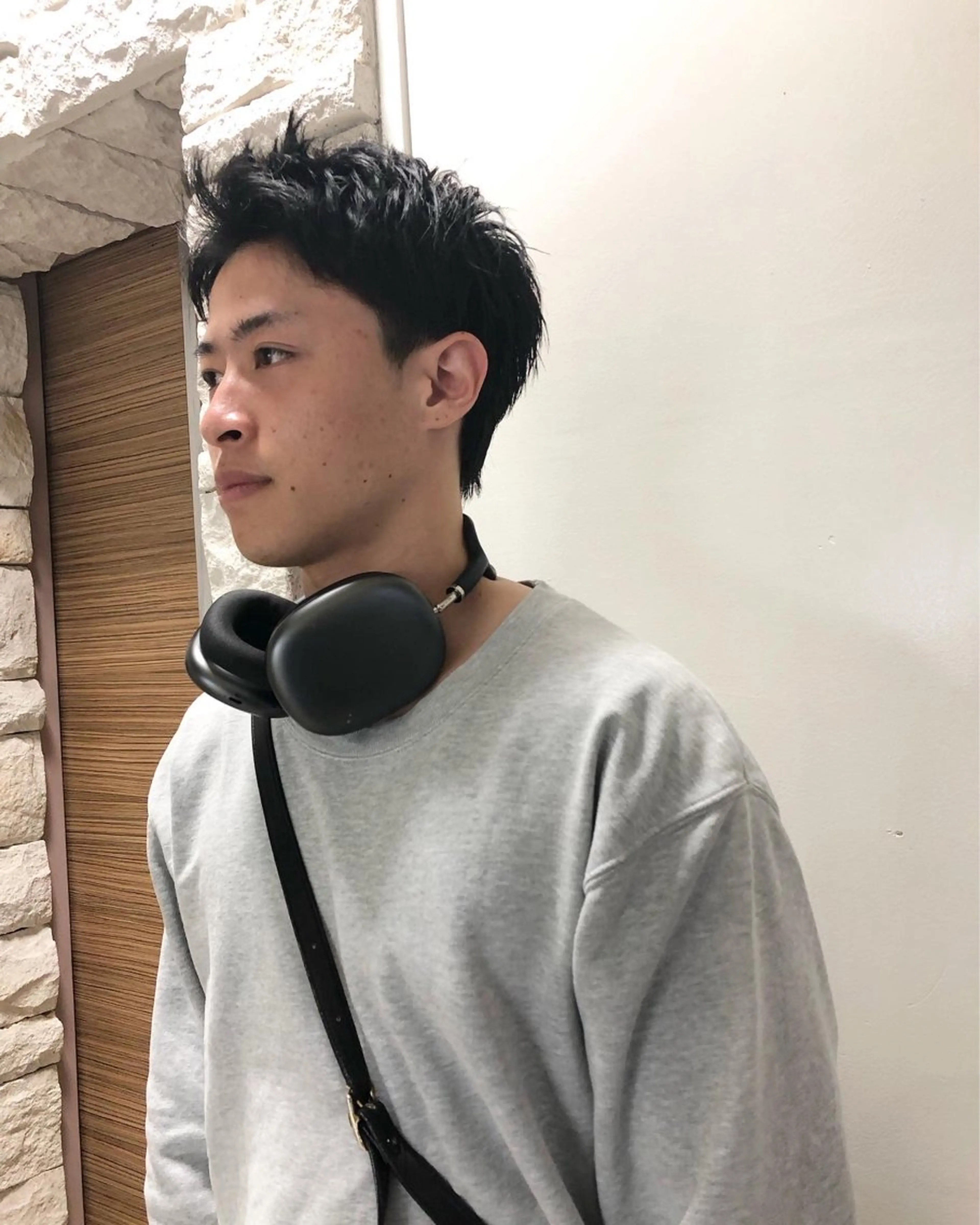 ヘアアレンジ メンズ スパイキーショート カット トリートメント ヘアセット メンズ特化✂️栗原 侑也のヘアスタイル