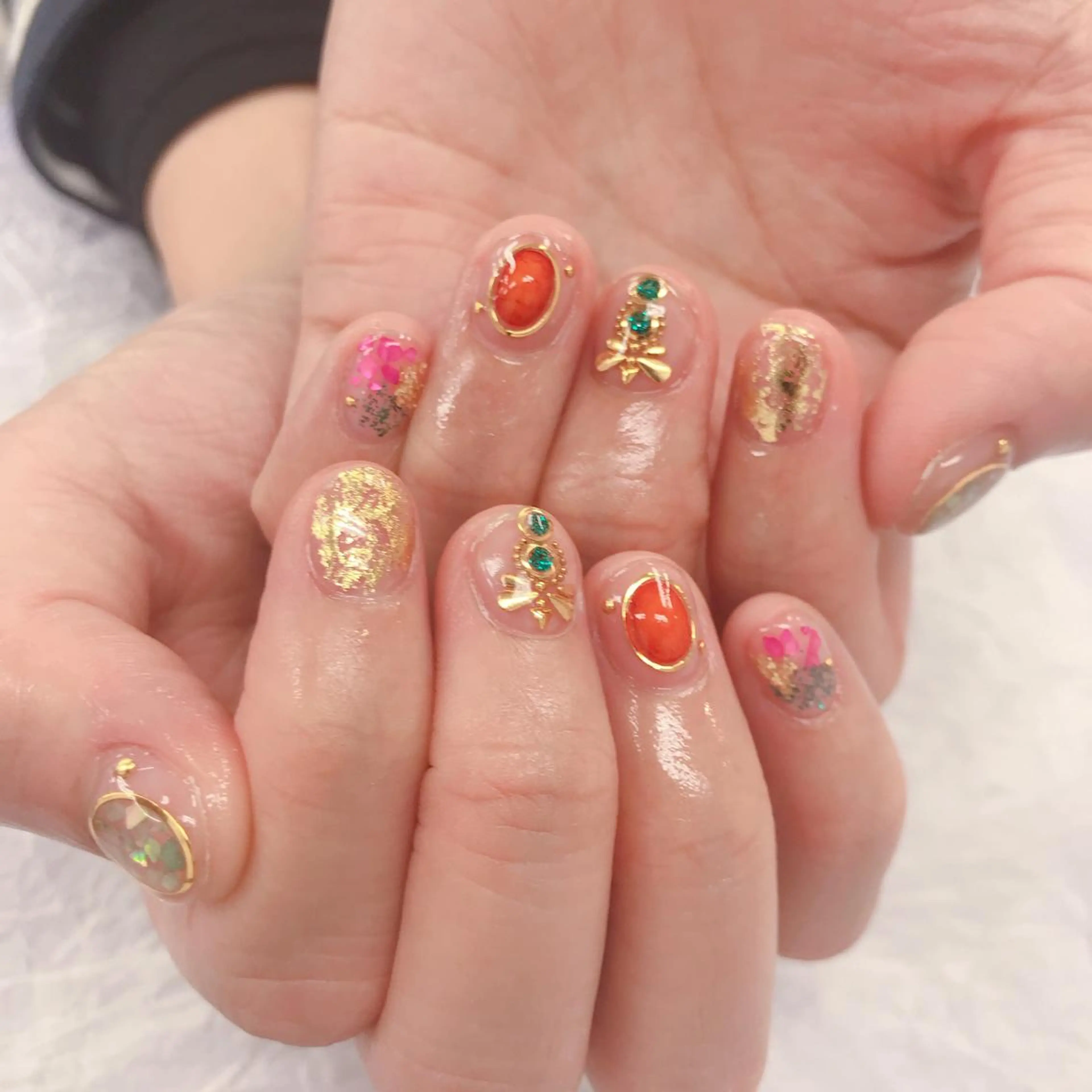 ネイル ショートネイル ネイリスト あこのネイルデザイン