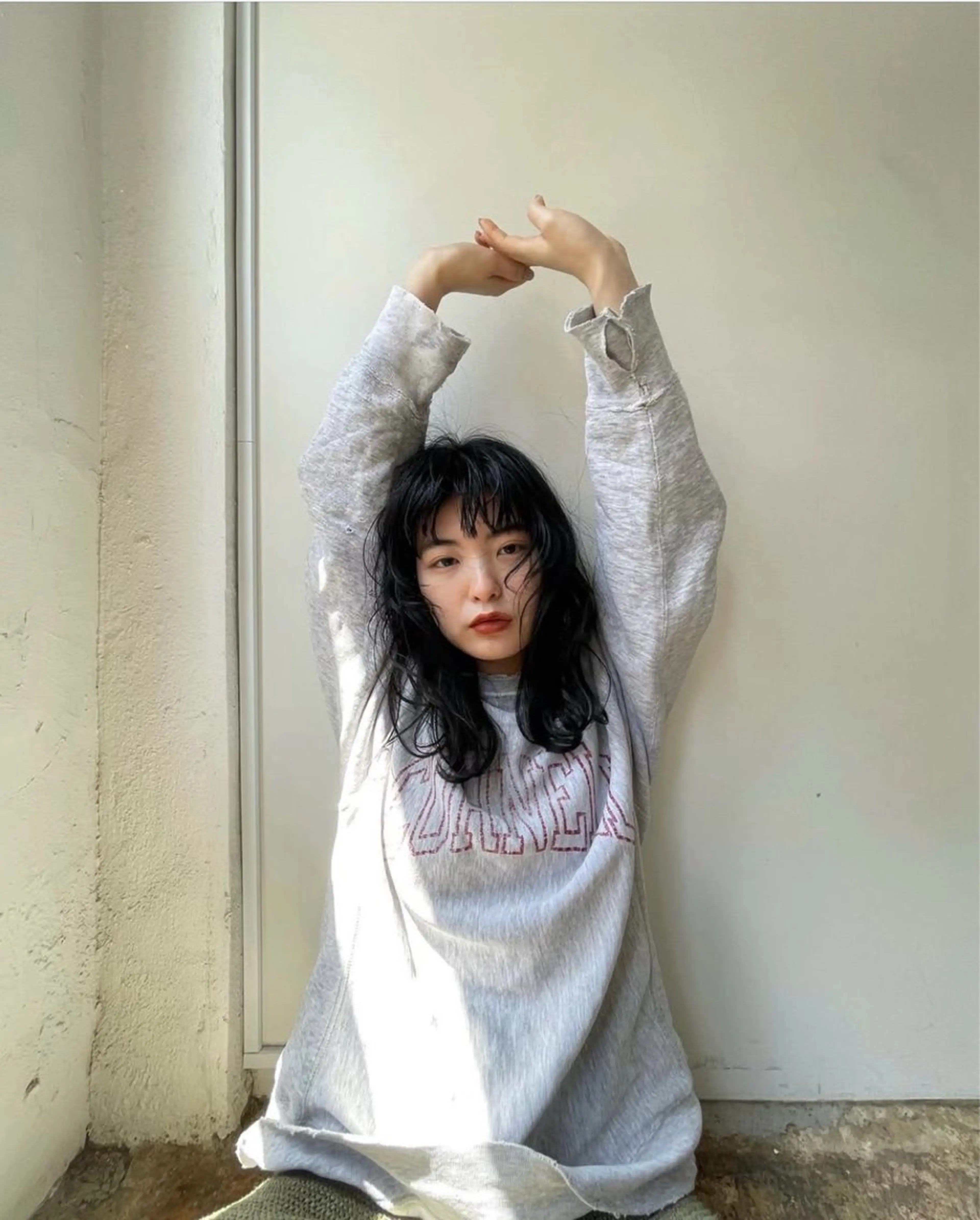 カラー 兼元 李子のヘアスタイル