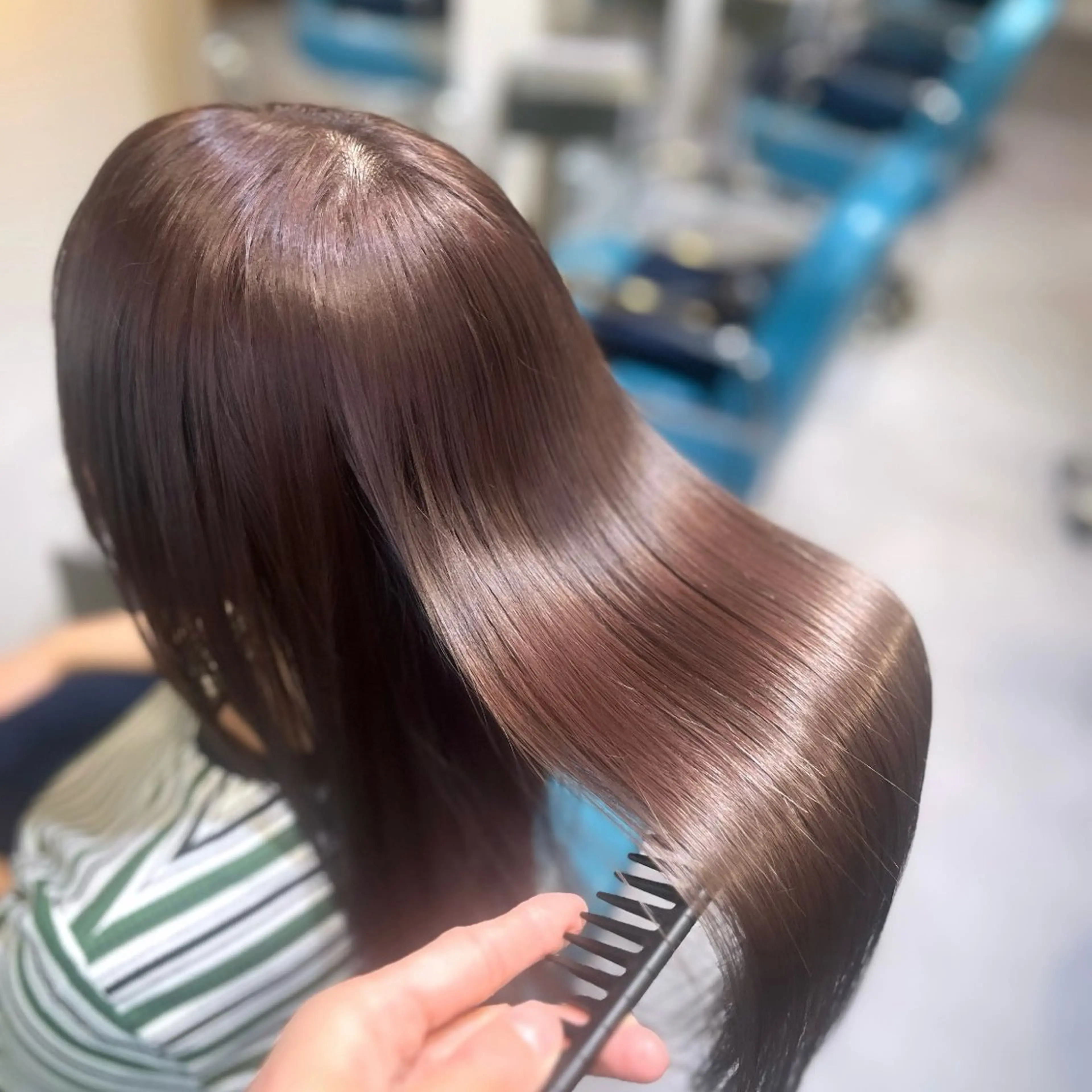 ロング カラー 髪質改善 トリートメント カット ヘアカラー トリートメント 髪質改善/ケアカラー /梅田✨ RIKUのヘアスタイル