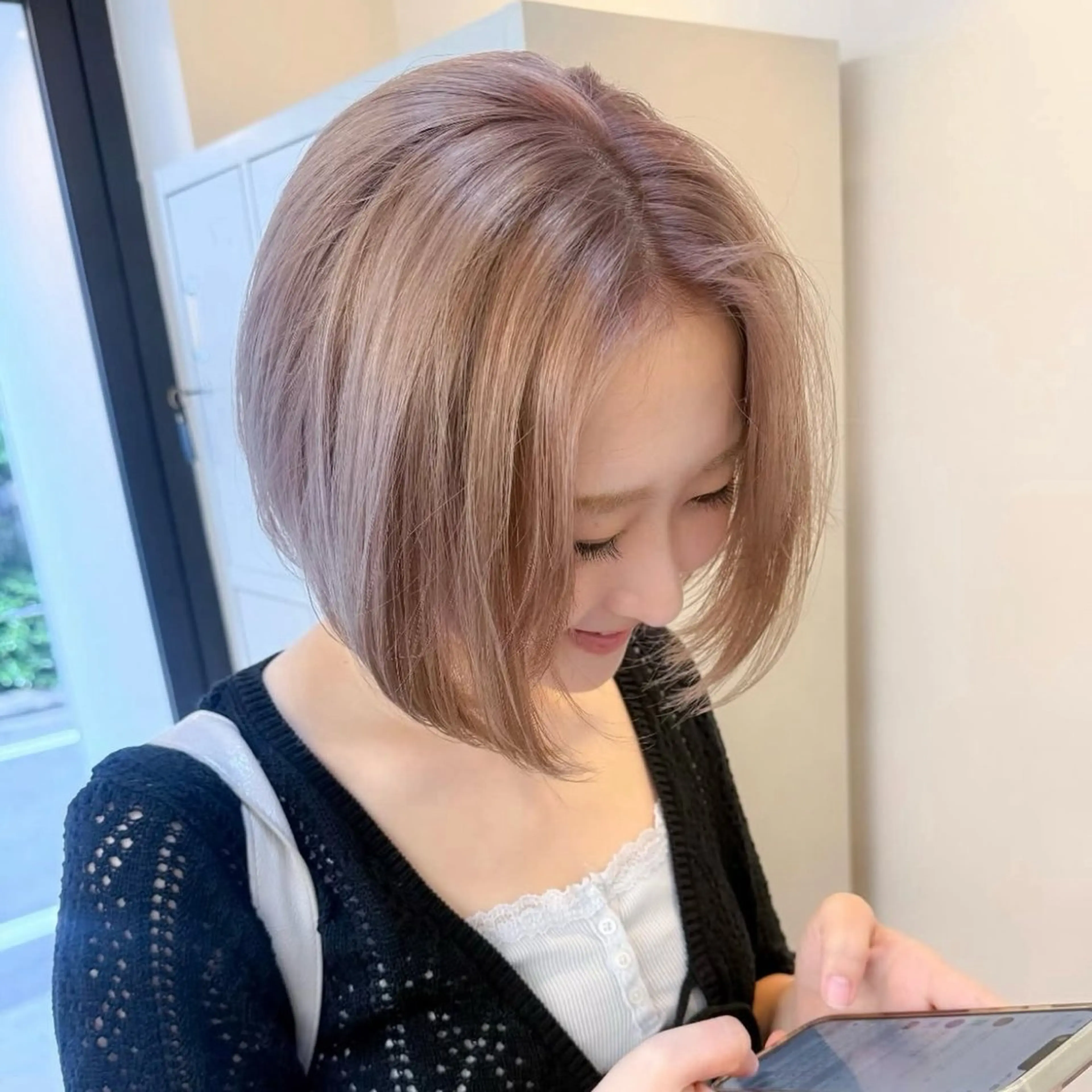 ショート ヘアカラー ハイトーン/ MANA♡のヘアスタイル