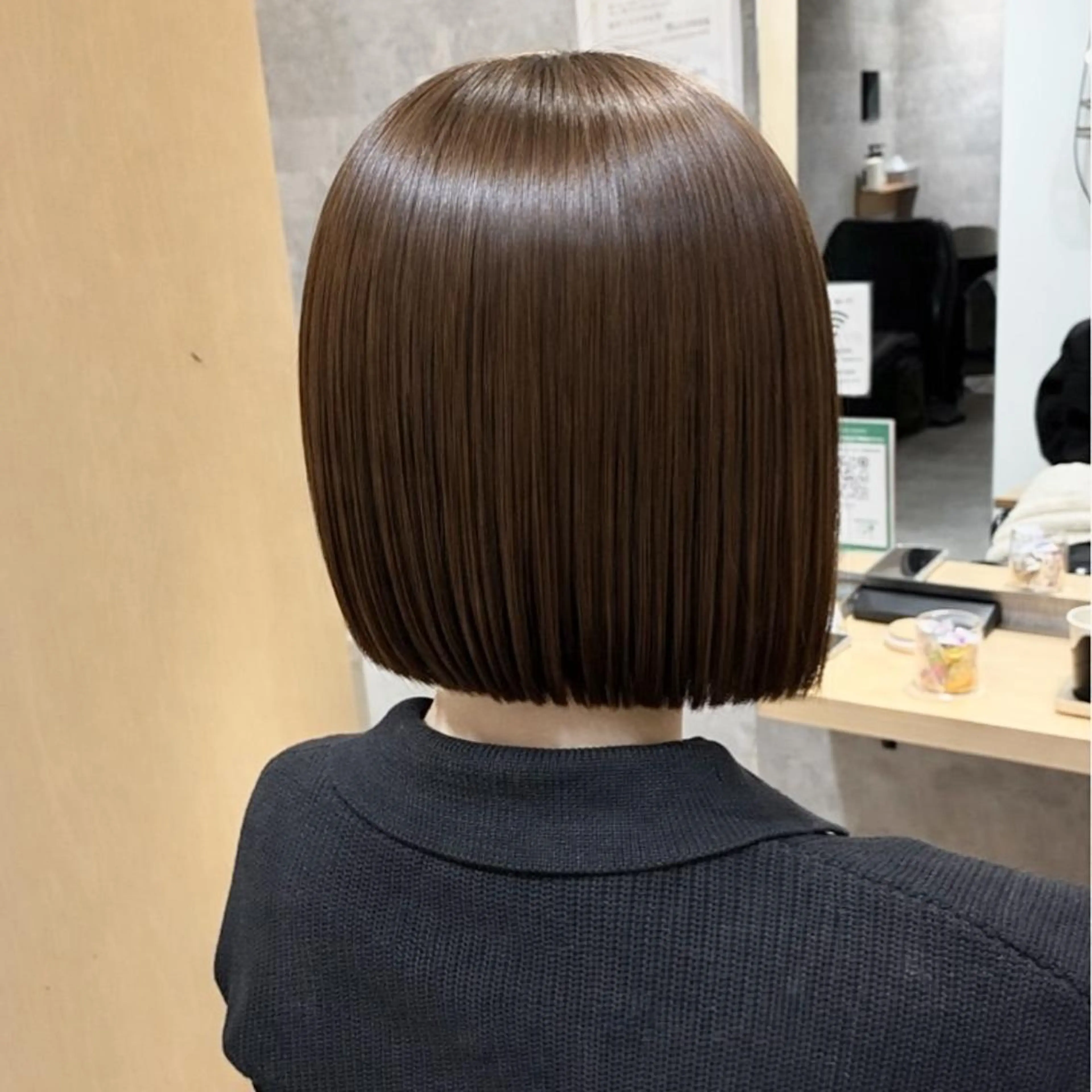 ショート パーマ カット ヘアカラー 🎀津曲夏希🎀ボブ レイヤー/顔周りのヘアスタイル