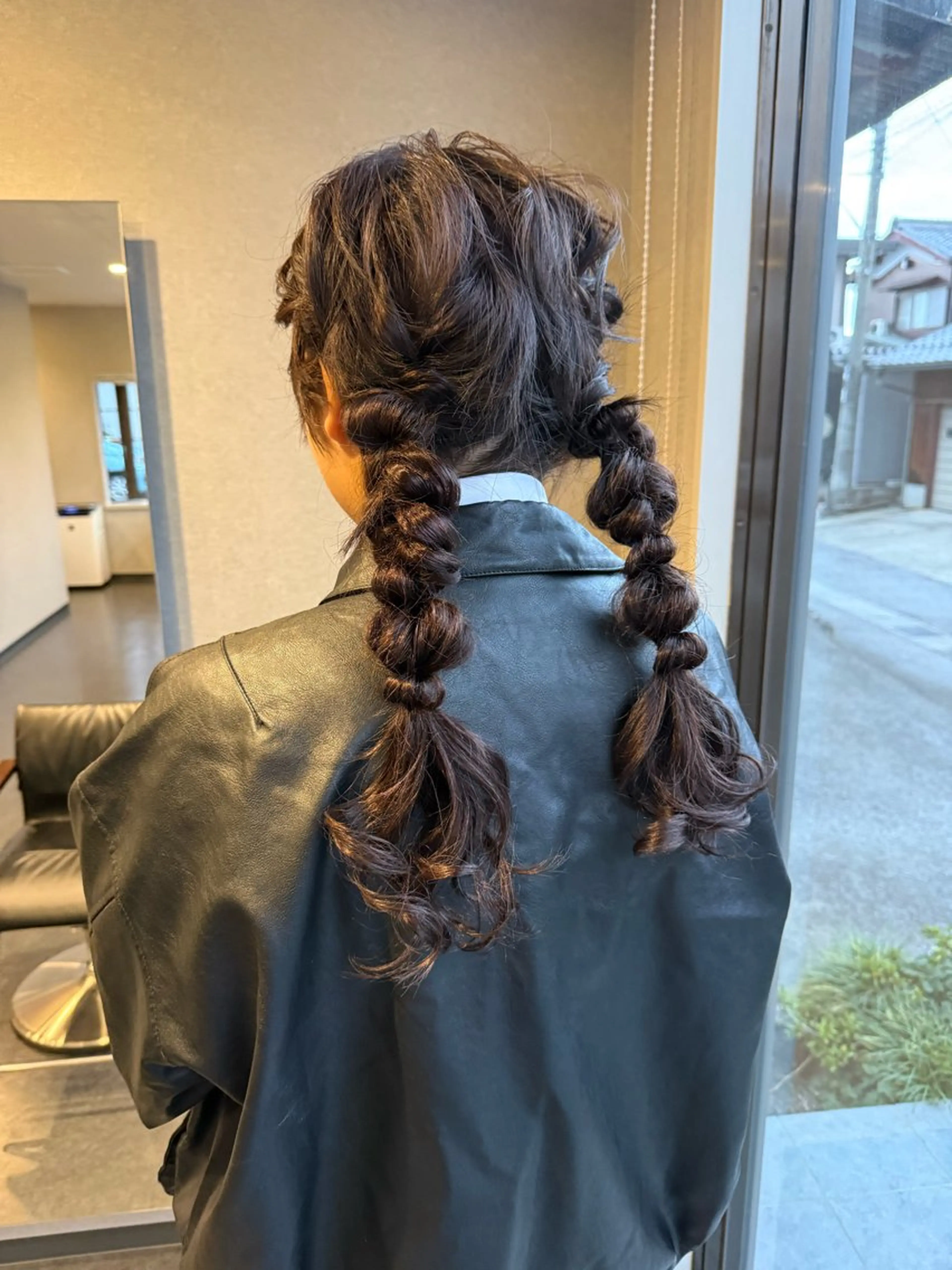 ロング ツインテール 玉ねぎヘアー 髪質改善⚡️カラー 🍀武久 誠🍀のヘアスタイル